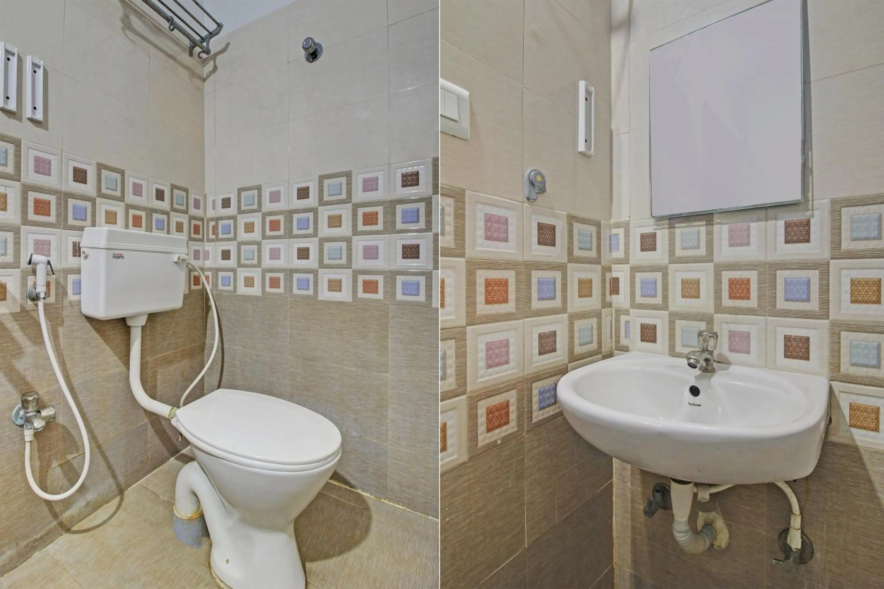 Bathroom in Hotel O Qualia Miyapur