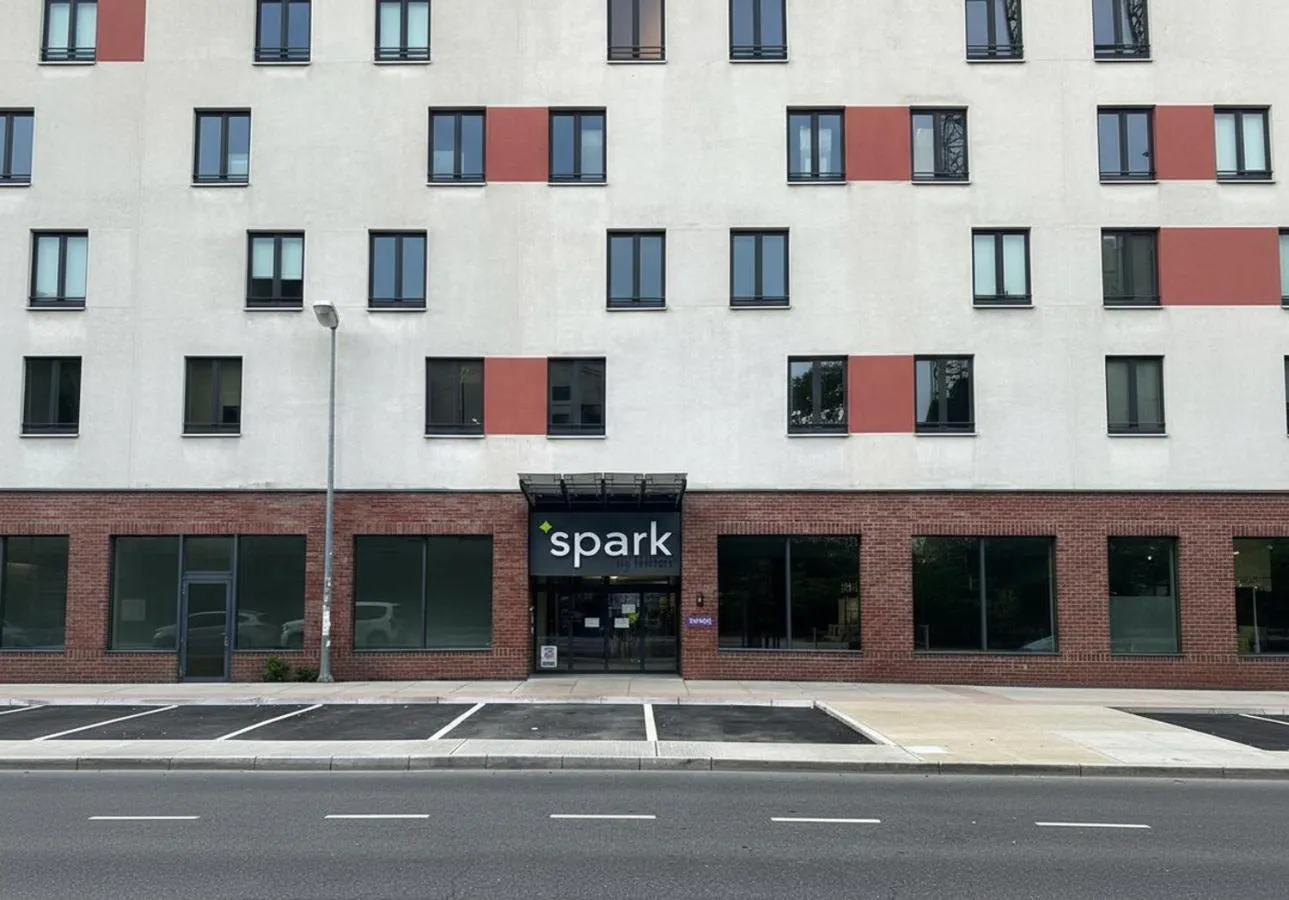 Property building in Spark by Hilton Essen City Centre