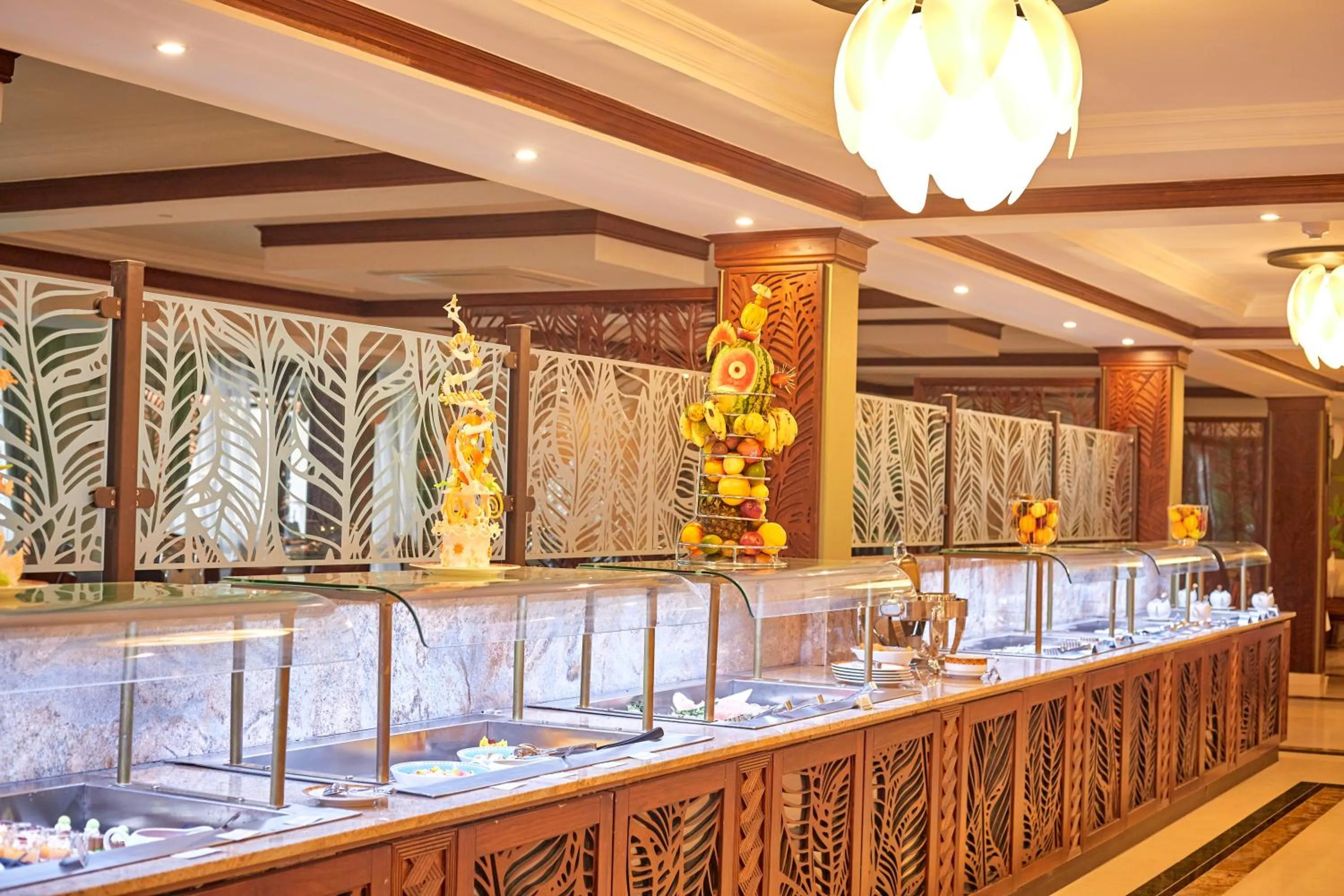 Buffet breakfast in Goma Serena Hotel