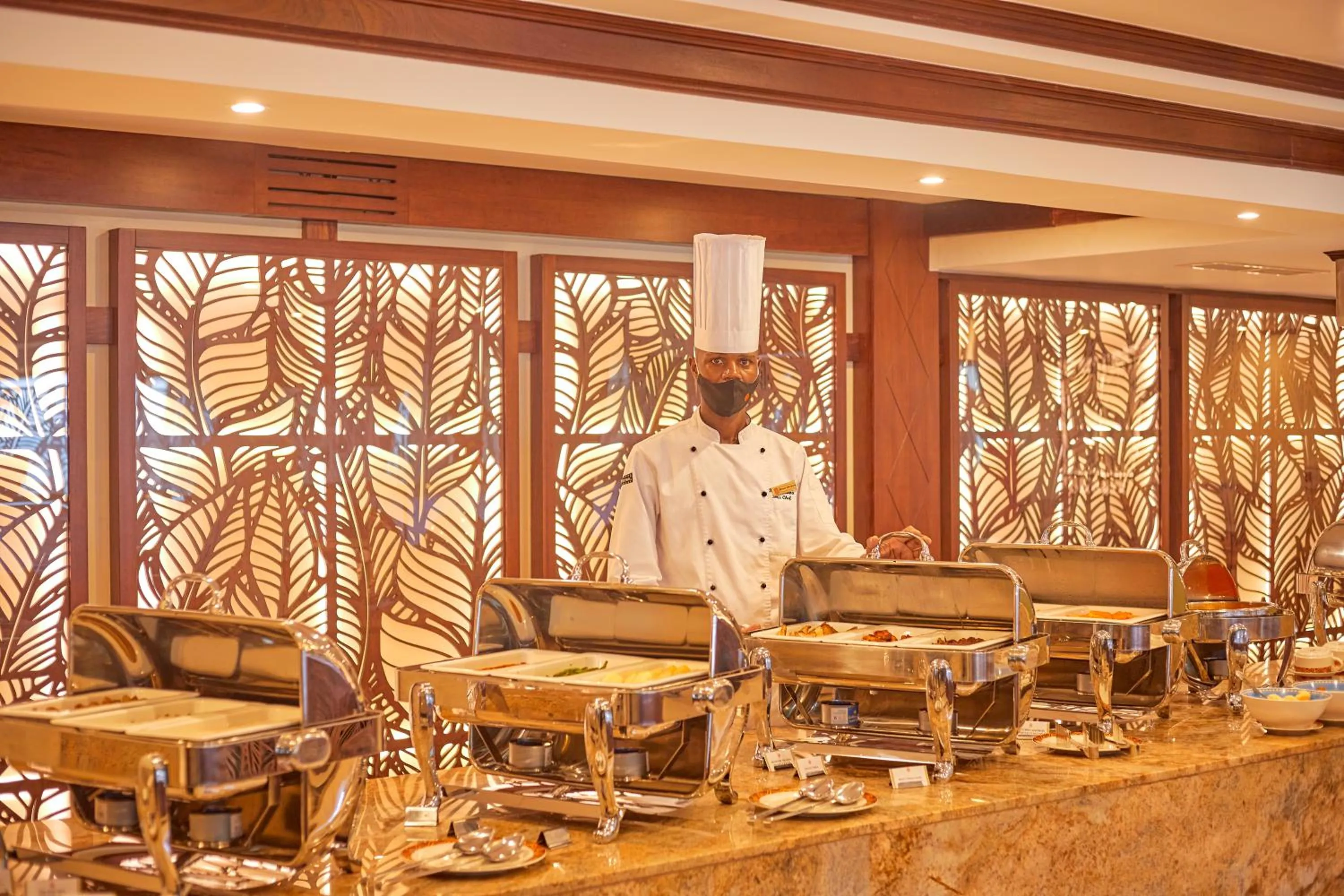 Staff in Goma Serena Hotel