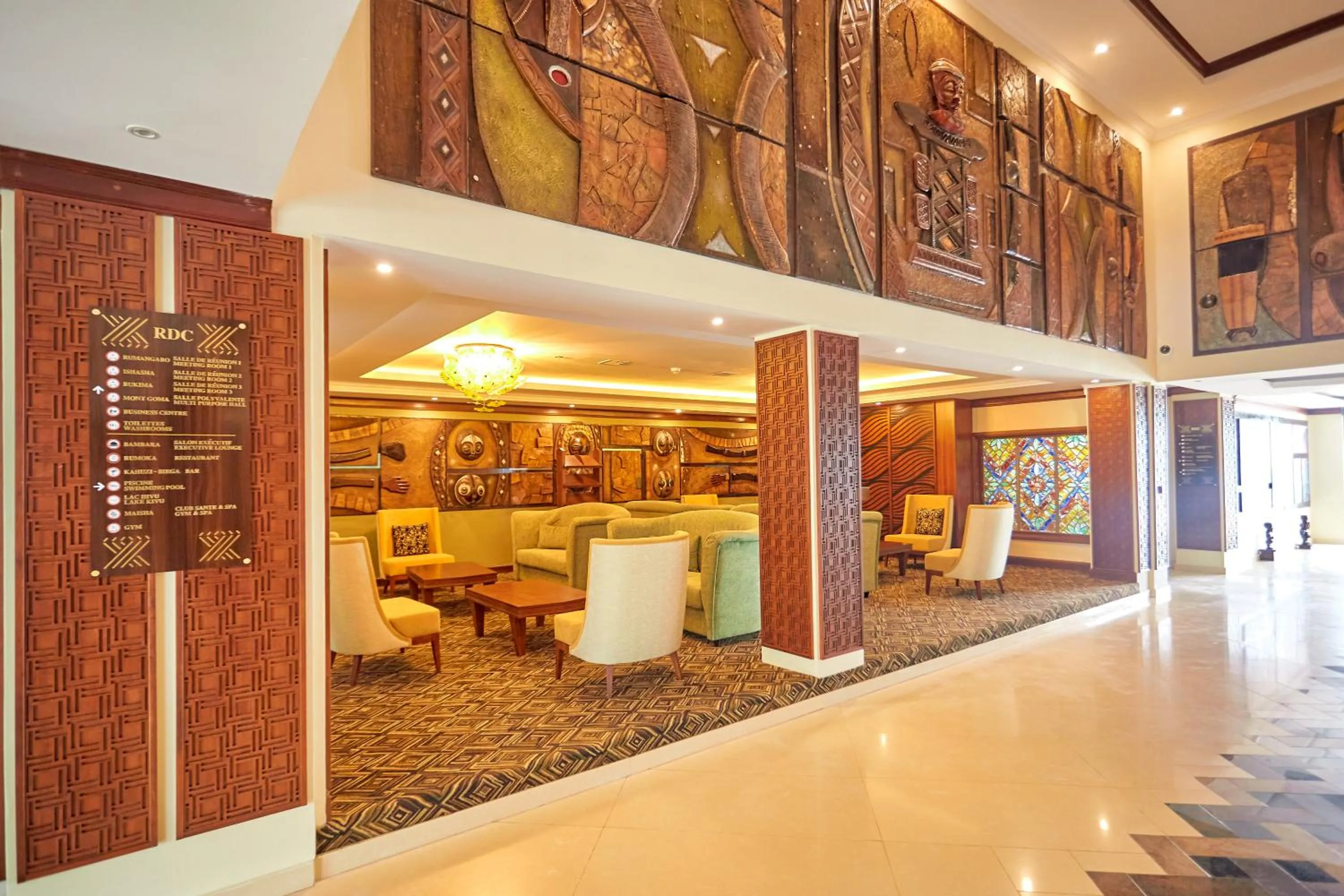 Lobby or reception in Goma Serena Hotel