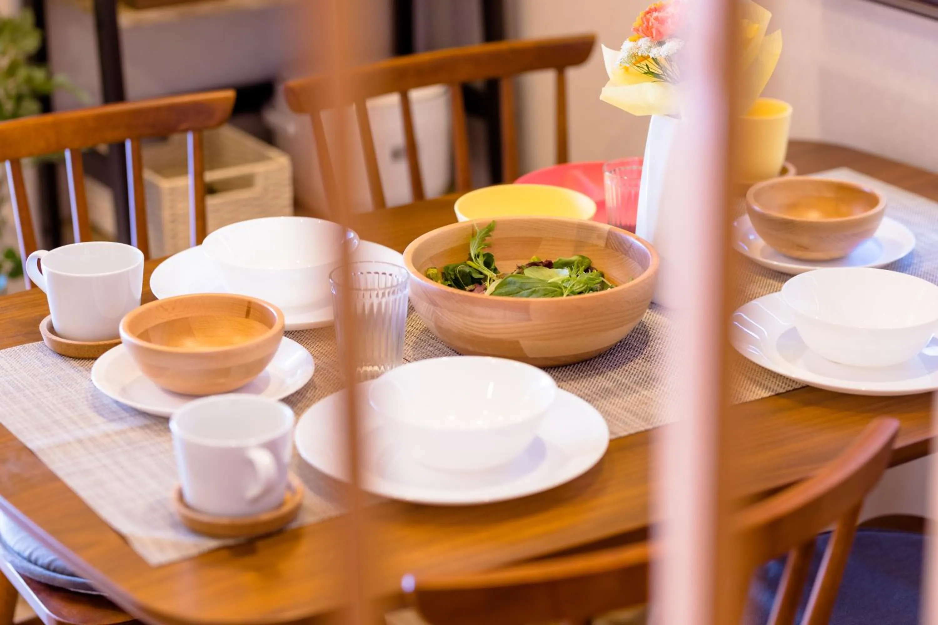 Dining area in KoKo Terrace Fuji