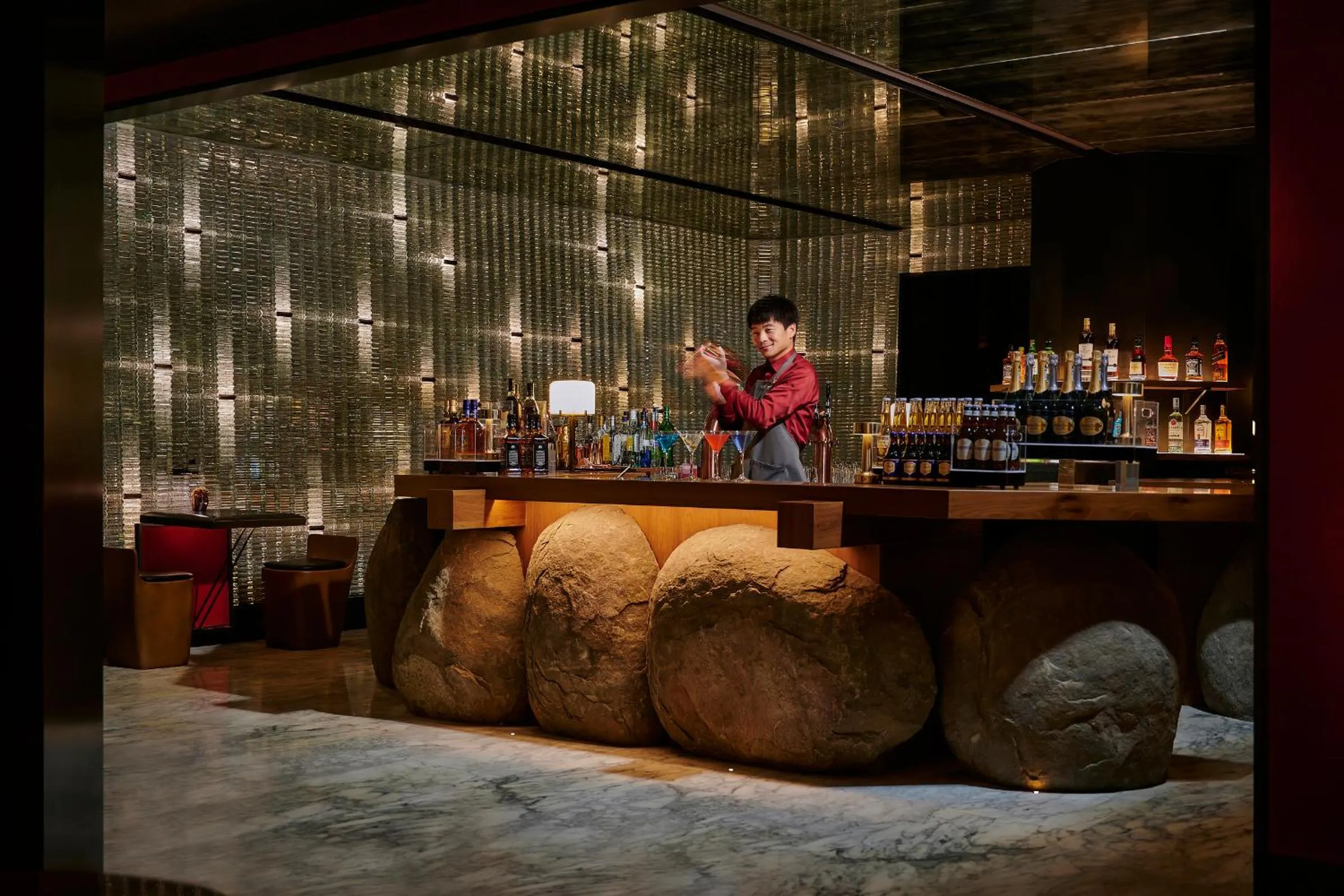 Lounge or bar in Mumian Beijing Daxing International Airport, part of Hyatt