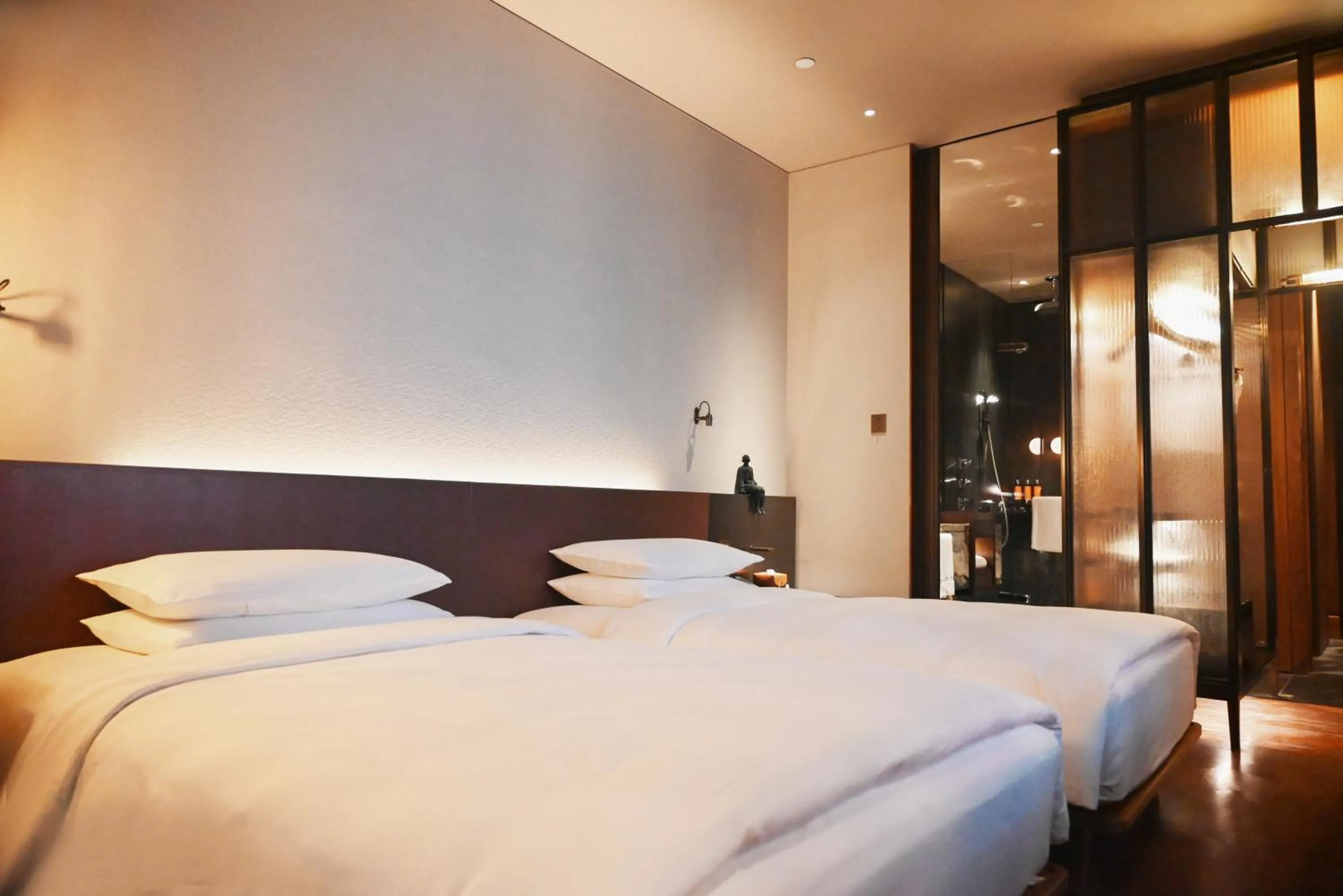 Bed in Mumian Beijing Daxing International Airport, part of Hyatt