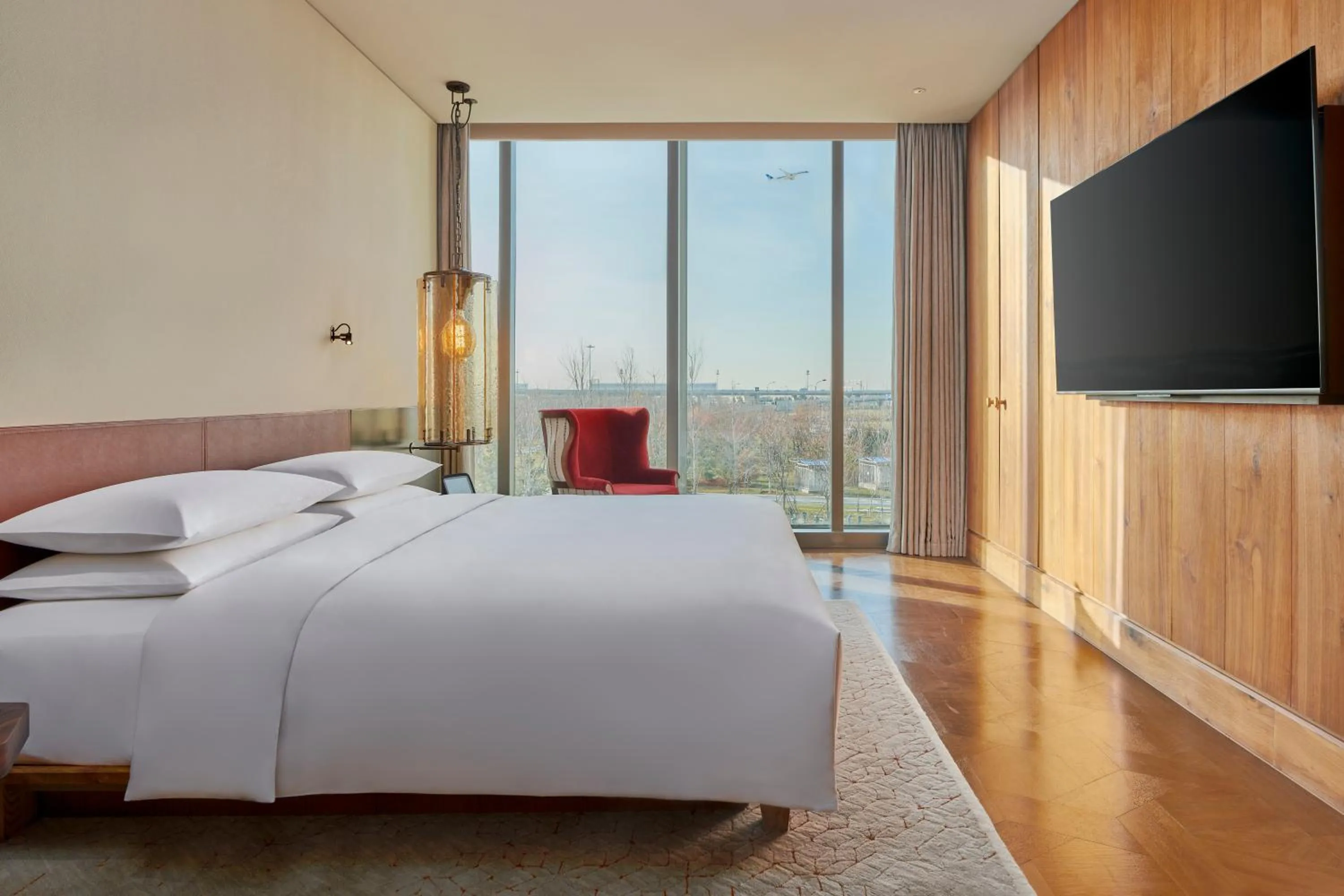 Bedroom, Bed in Mumian Beijing Daxing International Airport, part of Hyatt