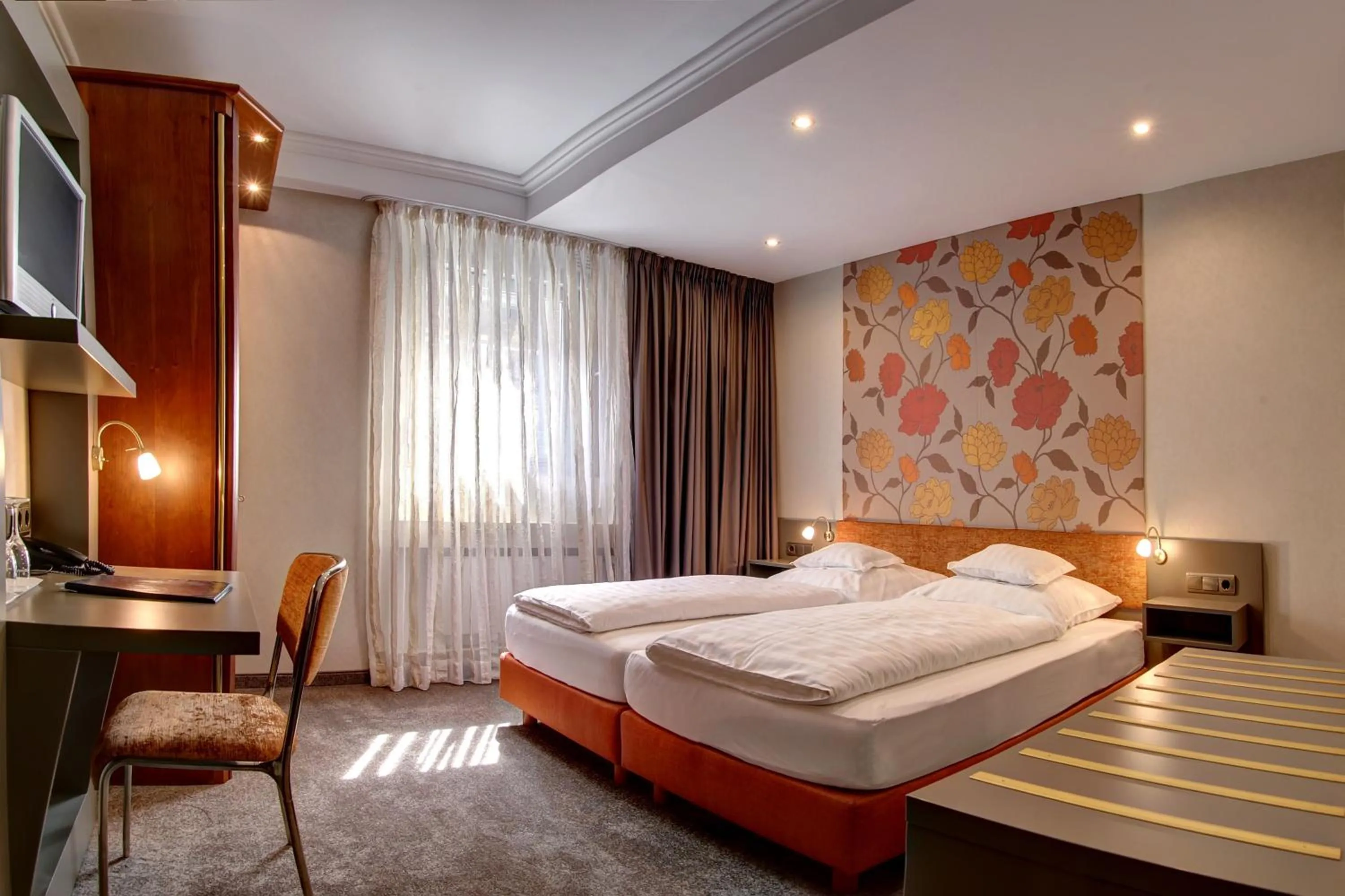 Bed in Hotel Im Engel