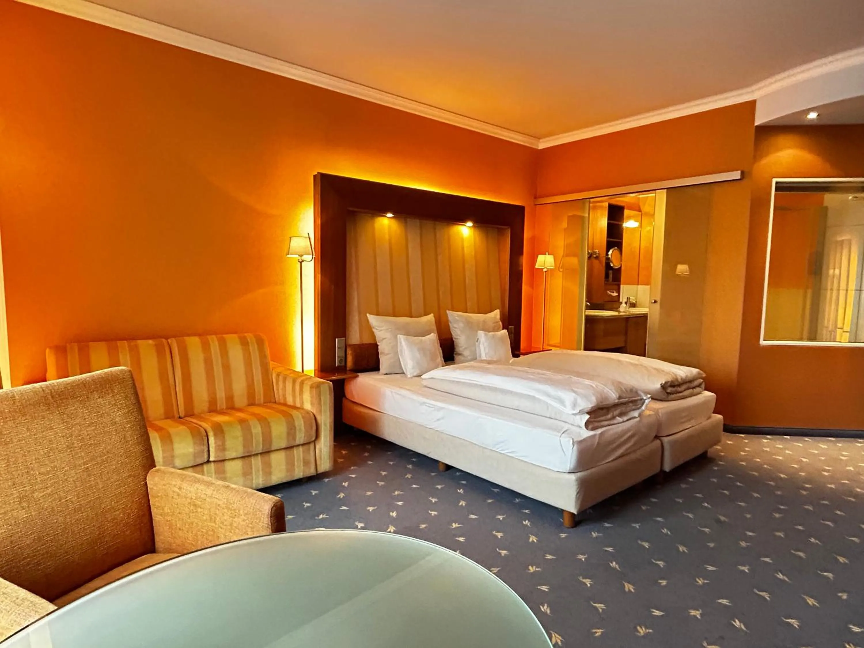 Bed in Hotel Im Engel