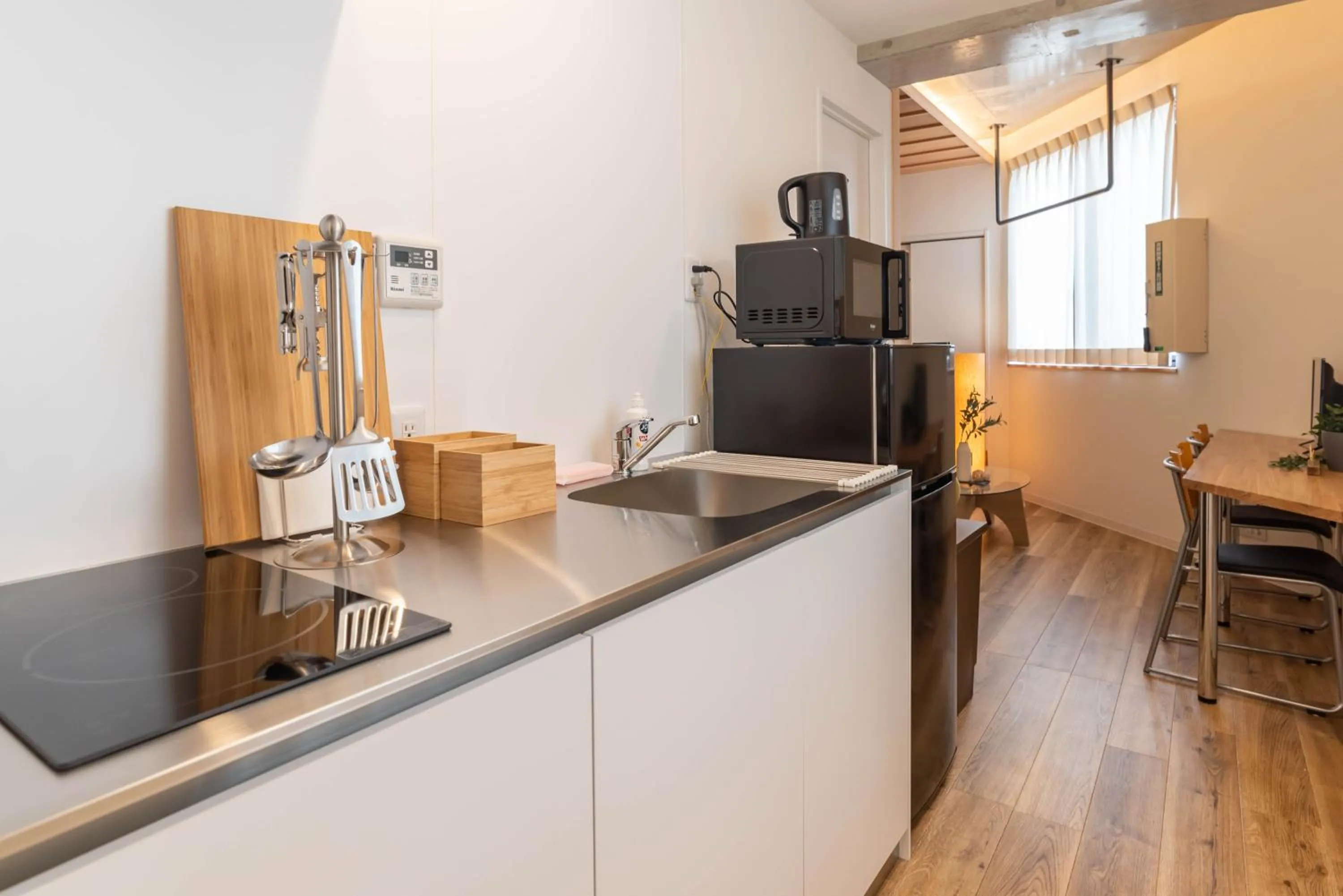 Kitchen or kitchenette in Alla Scuderia Bijou Suites