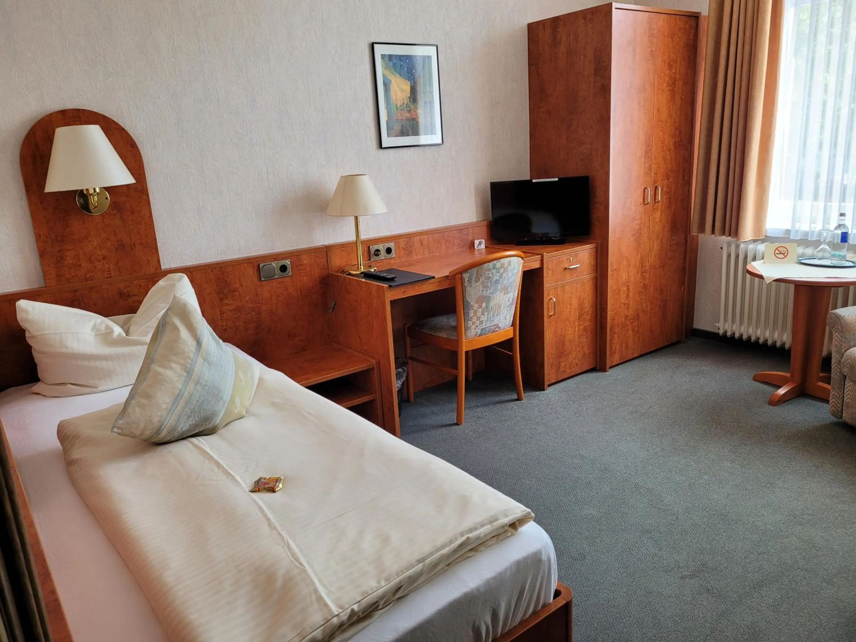 Bed in Hotel Rosengarten