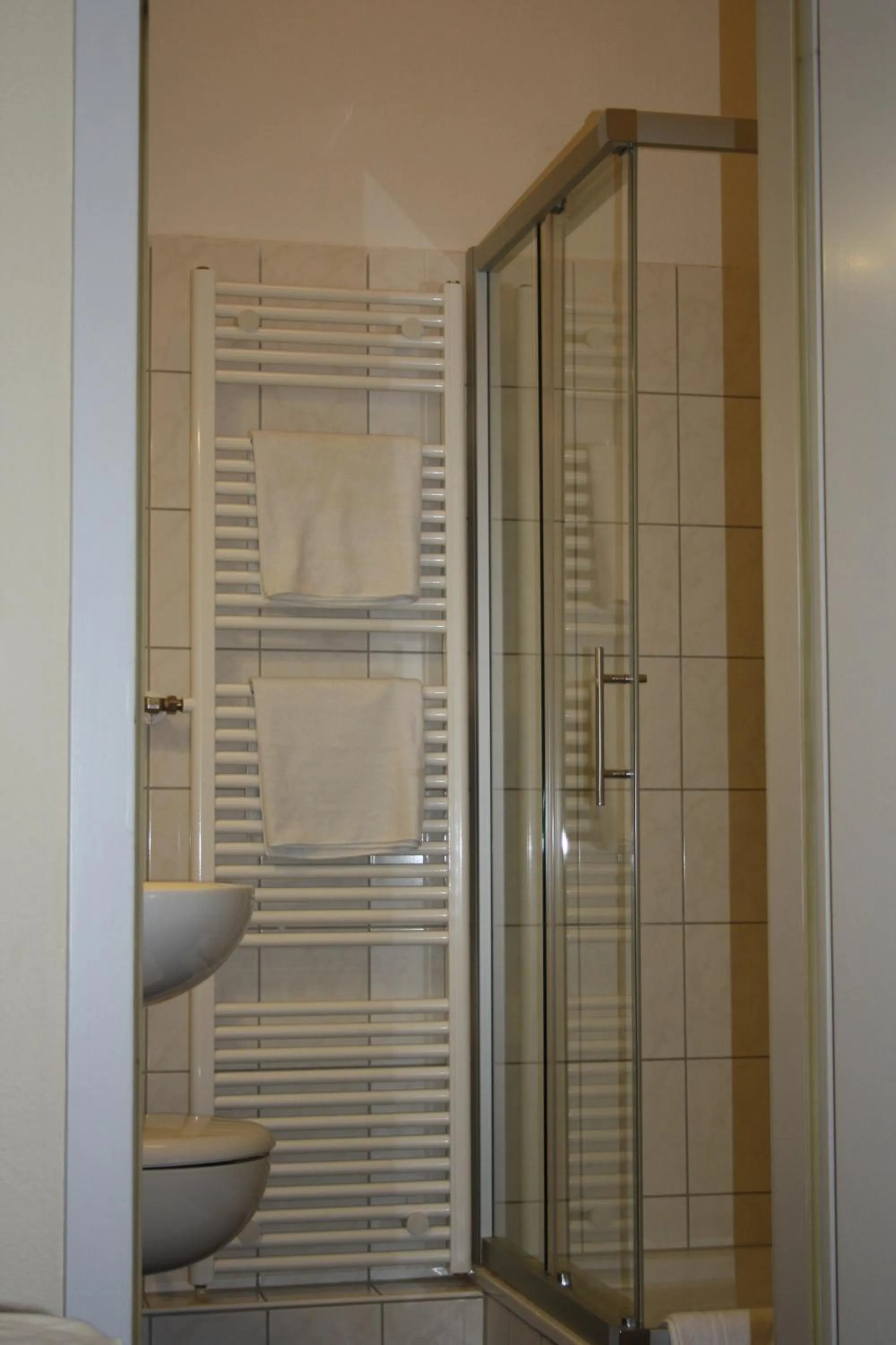 Shower in Hotel Rosengarten