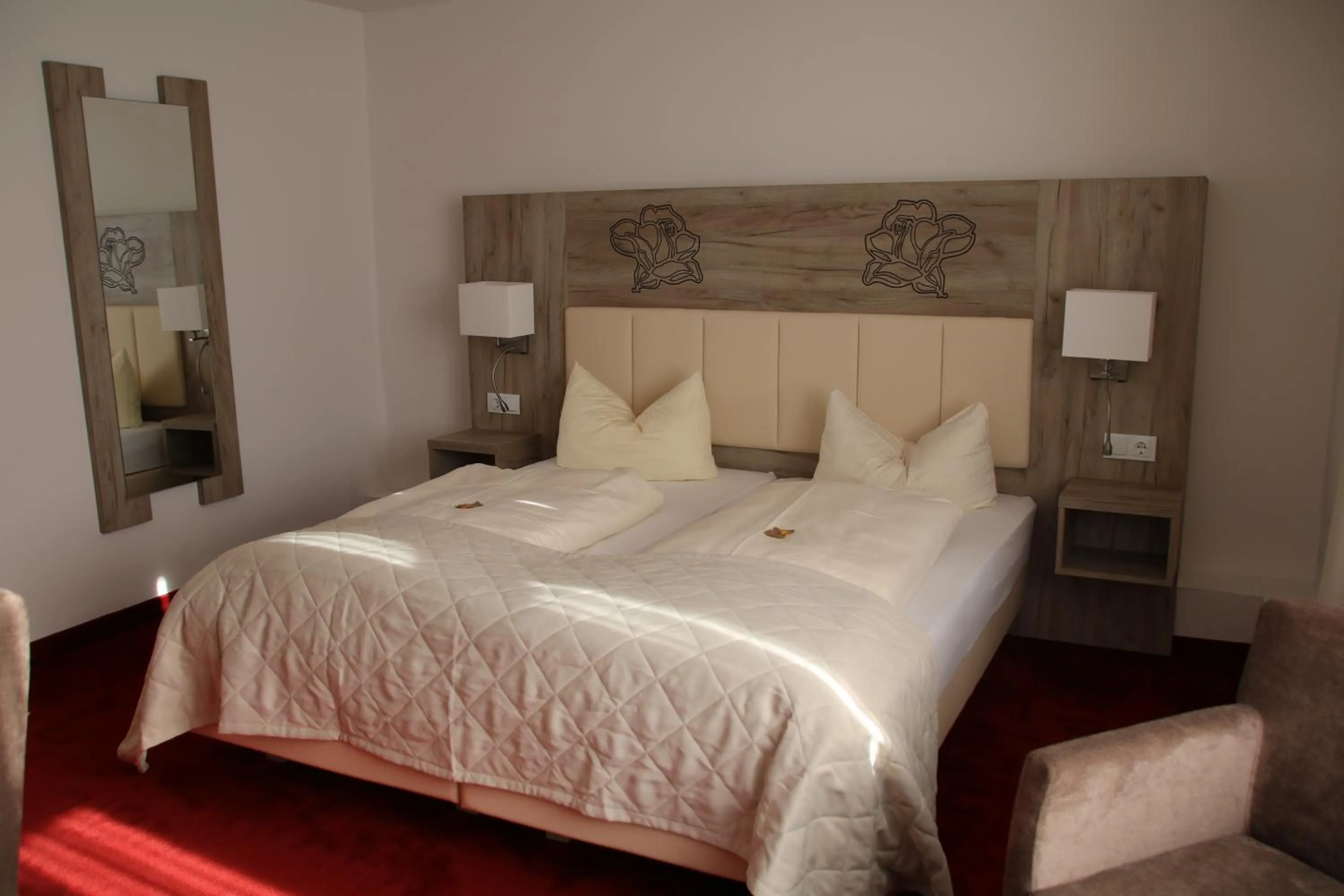 Photo of the whole room, Bed in Hotel Rosengarten