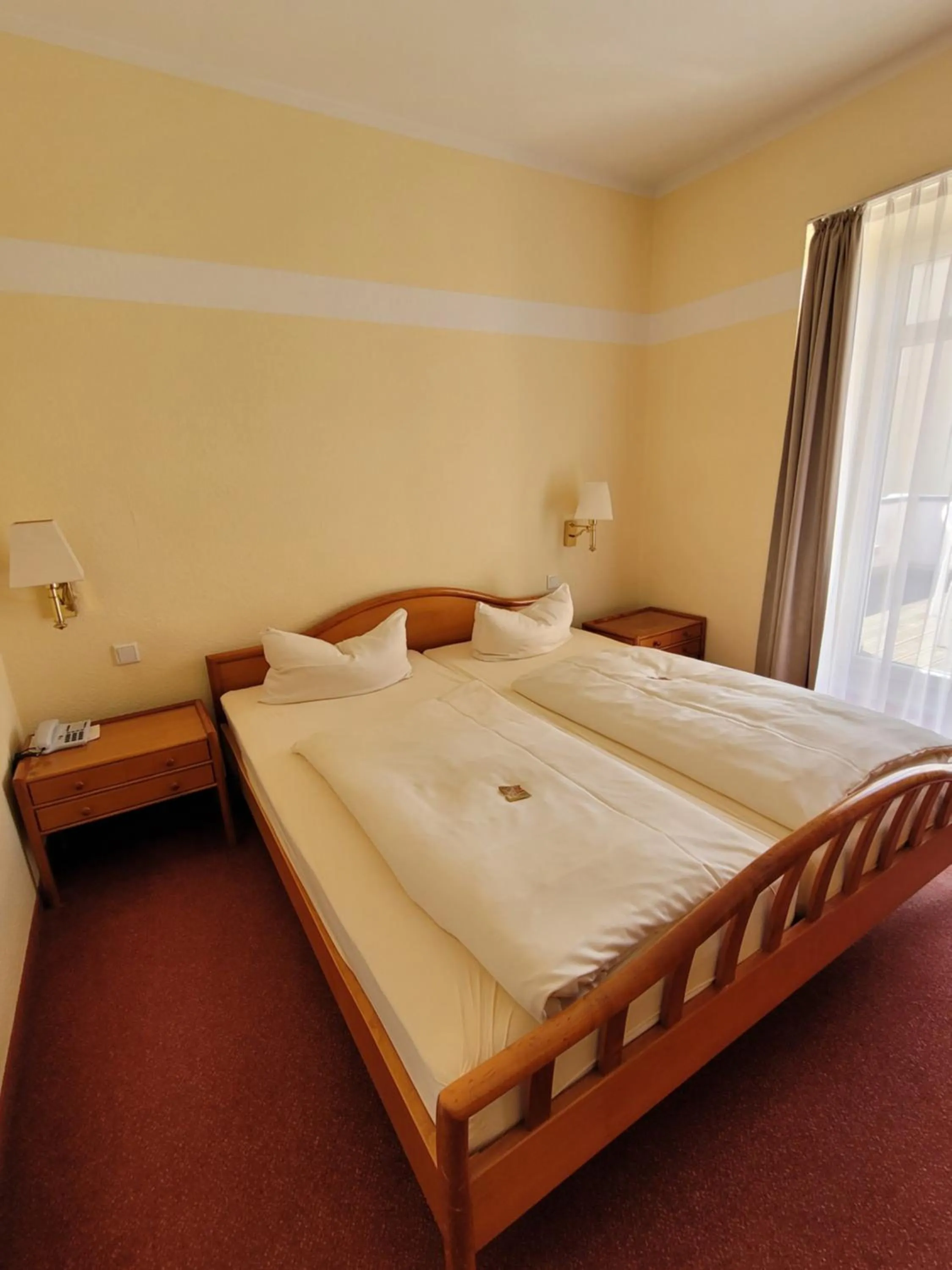 Bed in Hotel Rosengarten