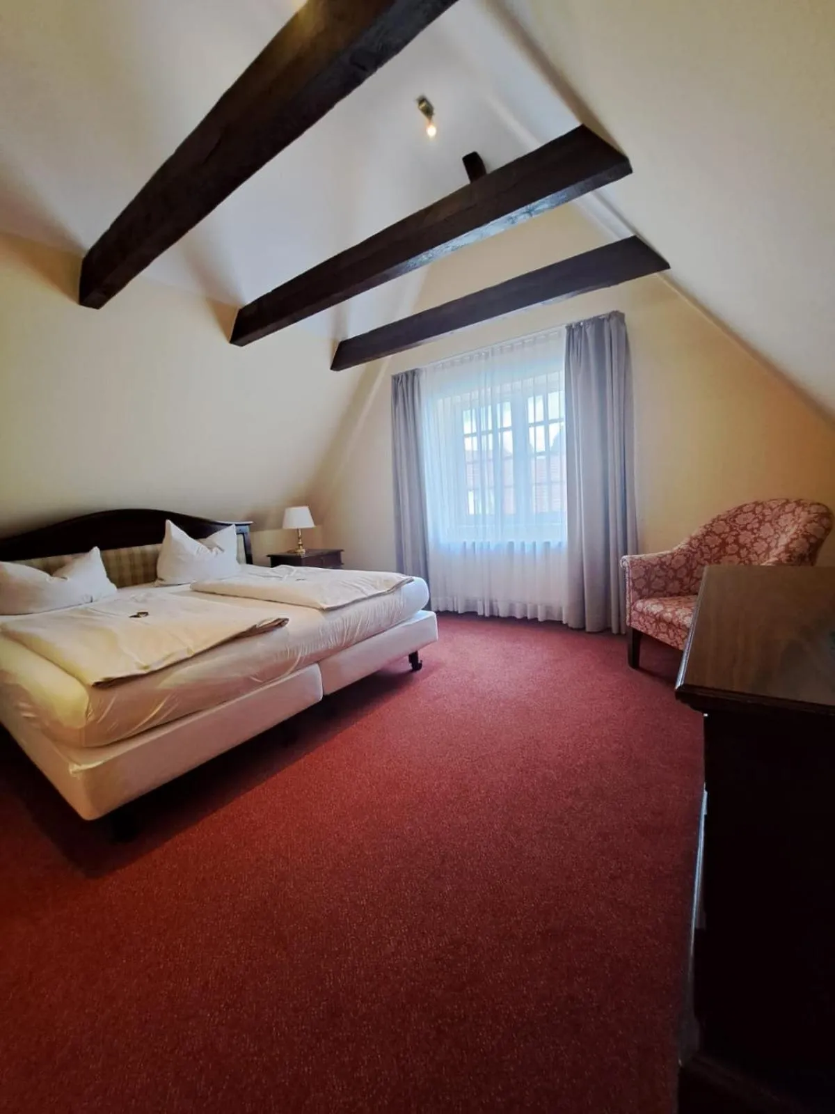 Bed in Hotel Rosengarten