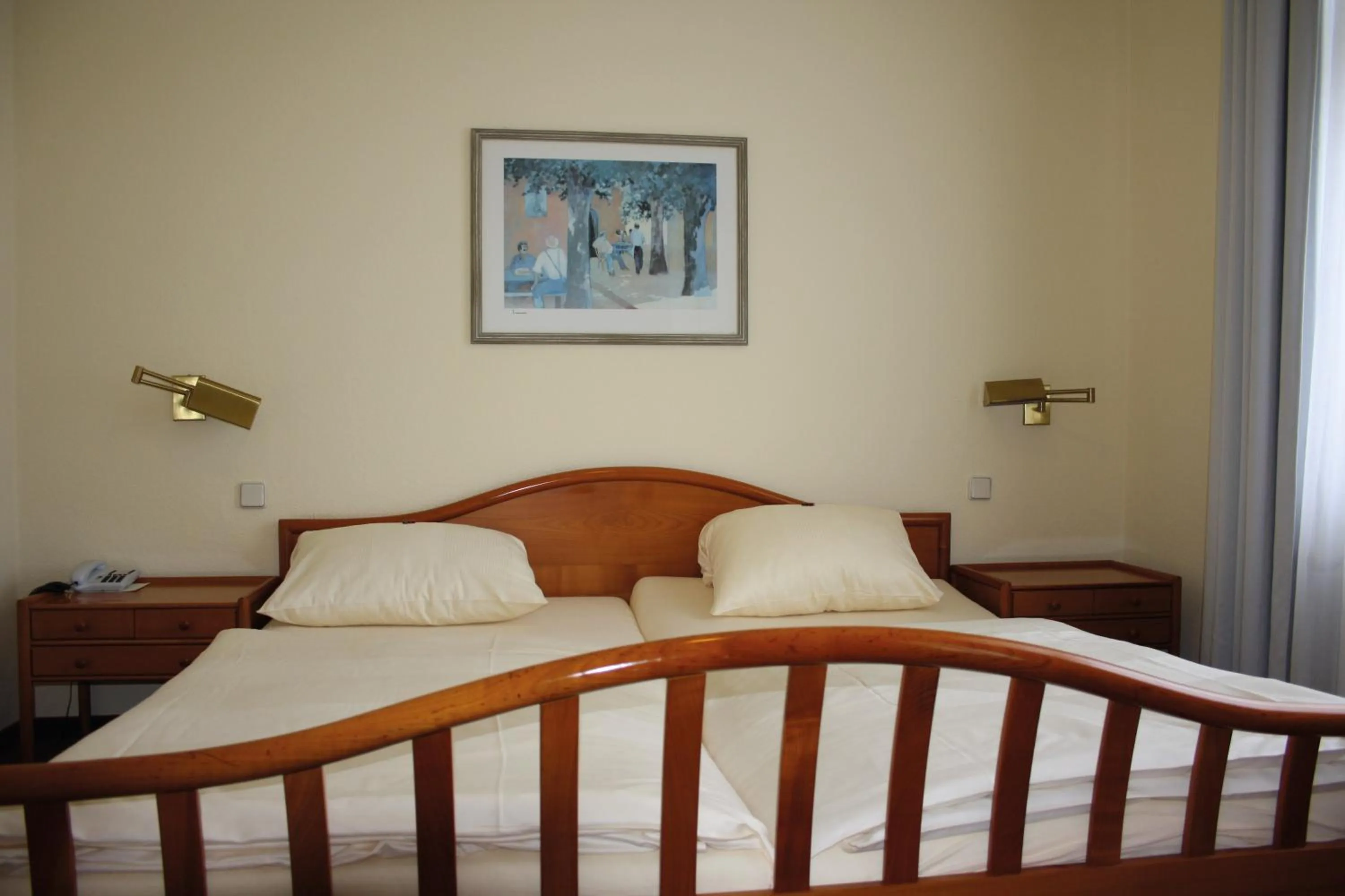 Bed in Hotel Rosengarten