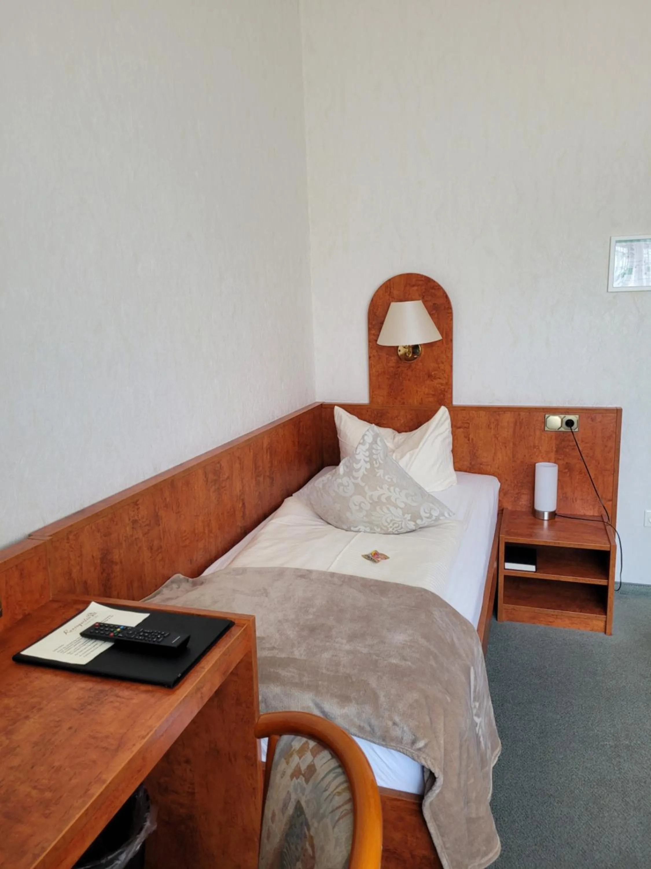 Bed in Hotel Rosengarten