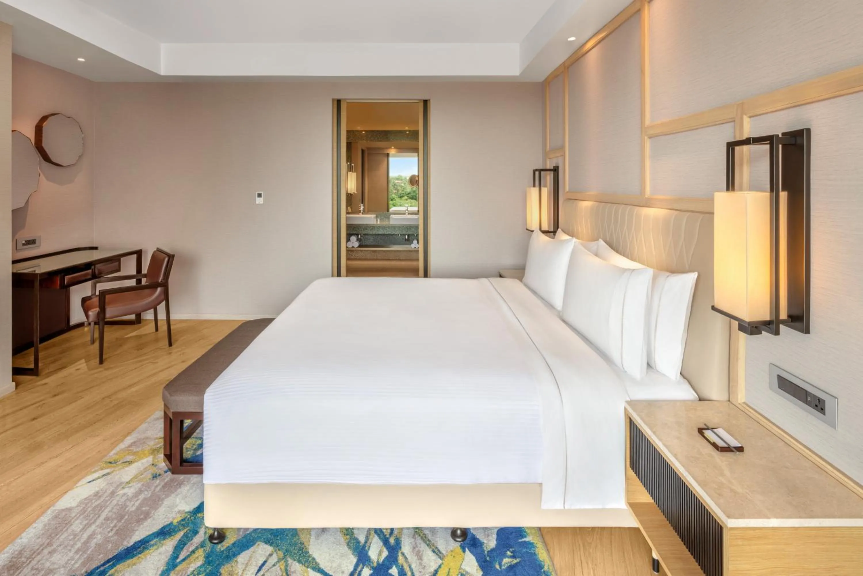 Bed in The Westin Goa