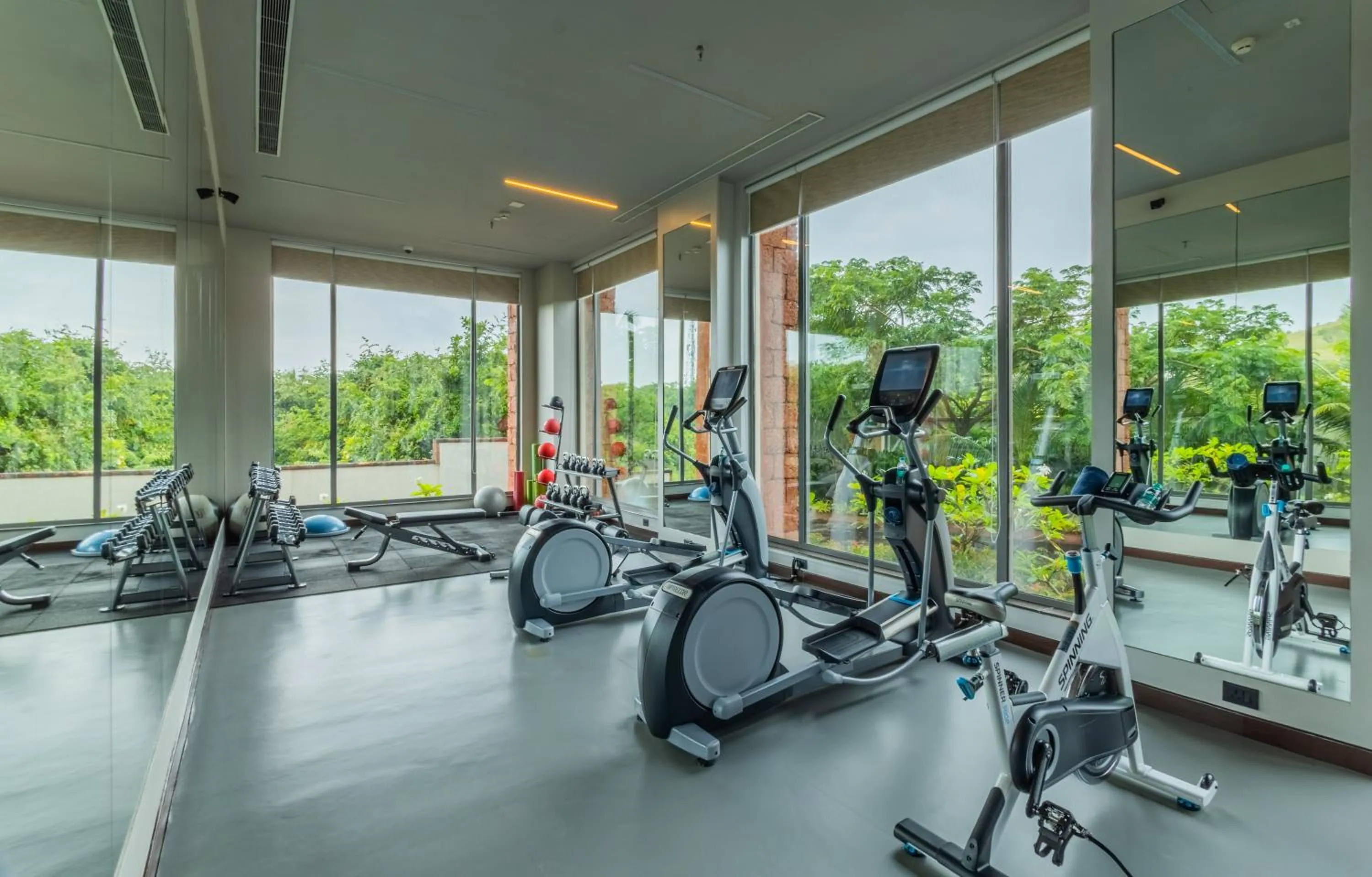 Fitness centre/facilities in The Westin Goa