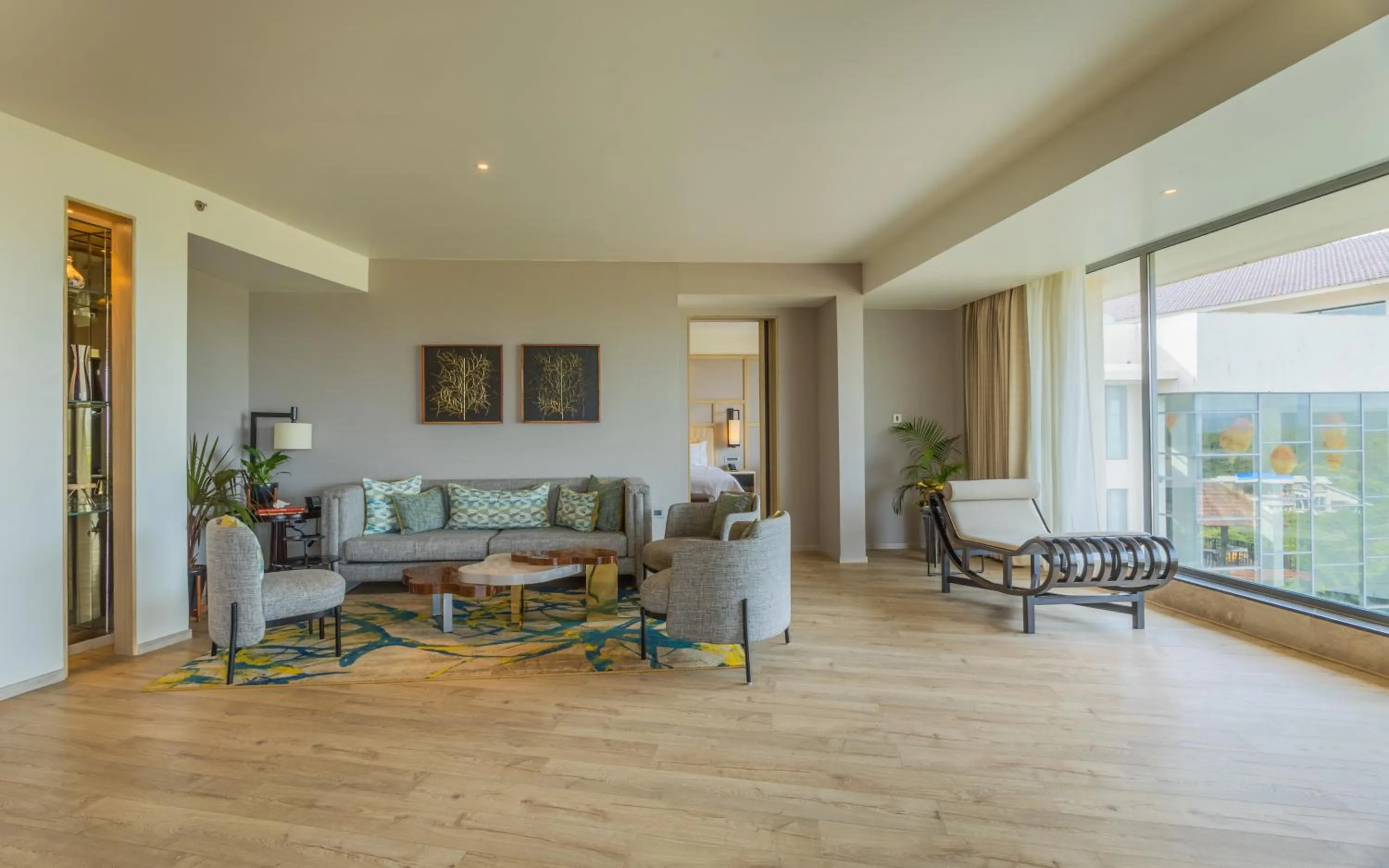 Seating area in The Westin Goa