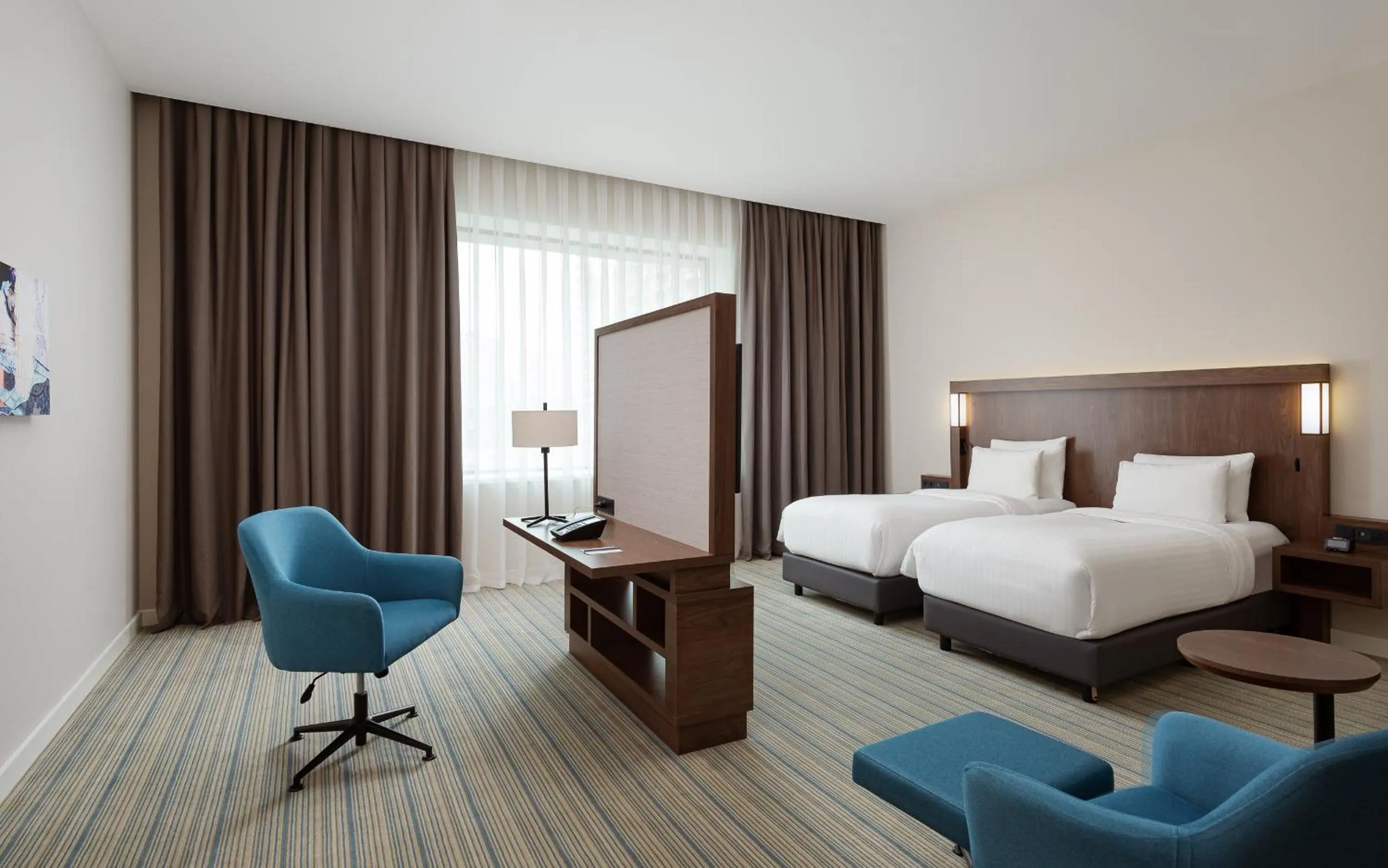 Bed in Courtyard by Marriott Baku