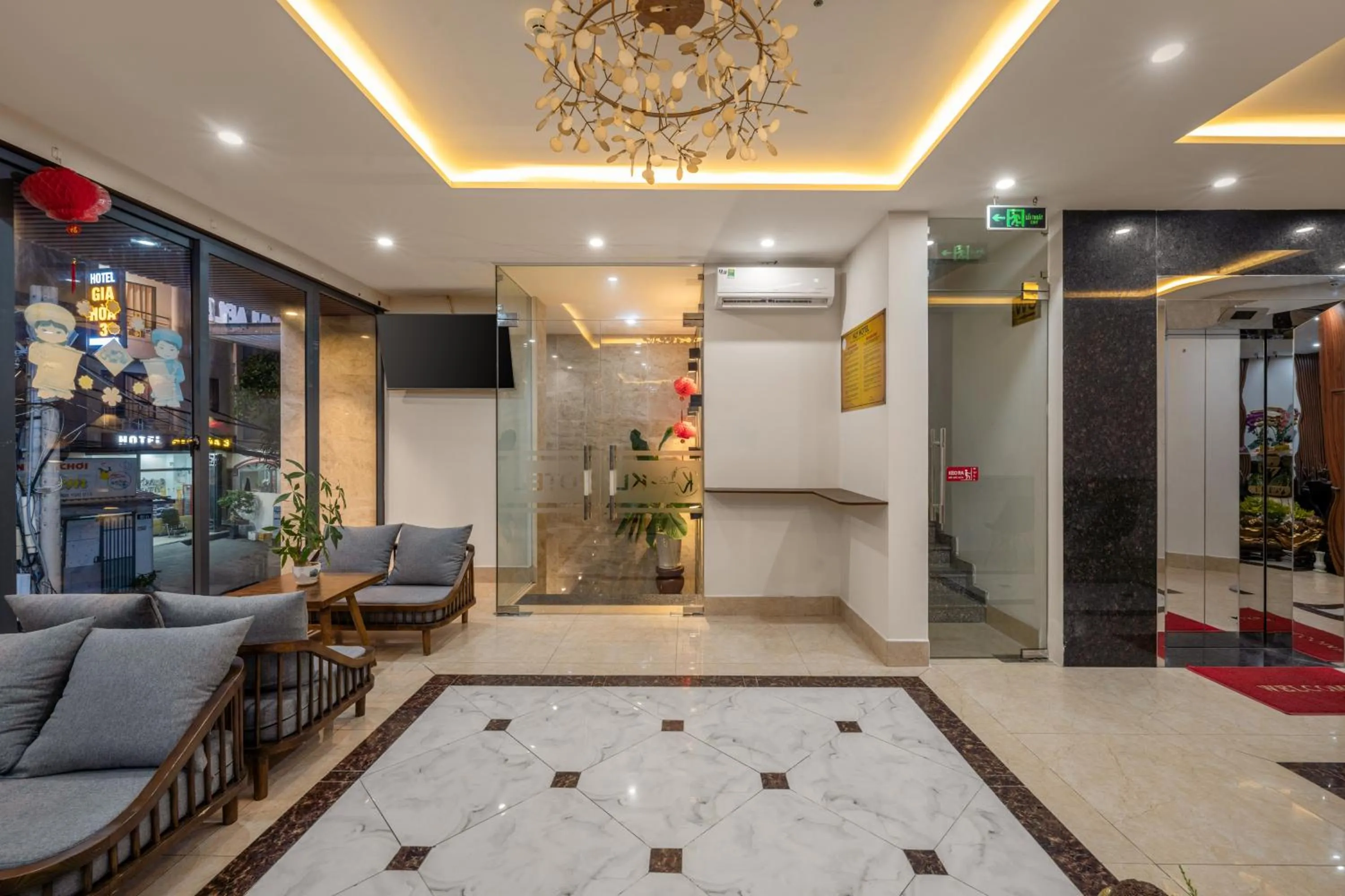 Seating area in KLY Hotel Vung Tau