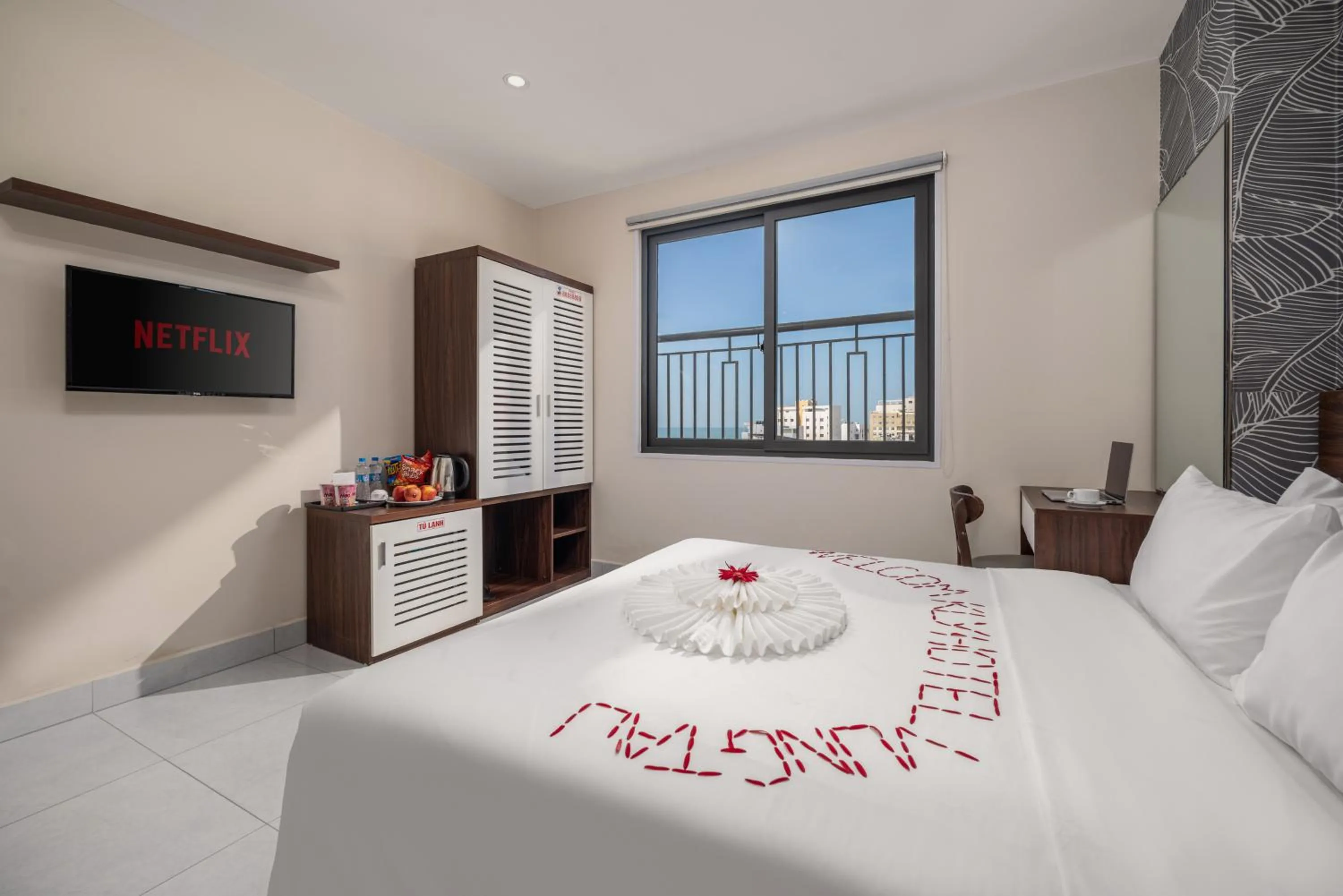 Bed in KLY Hotel Vung Tau