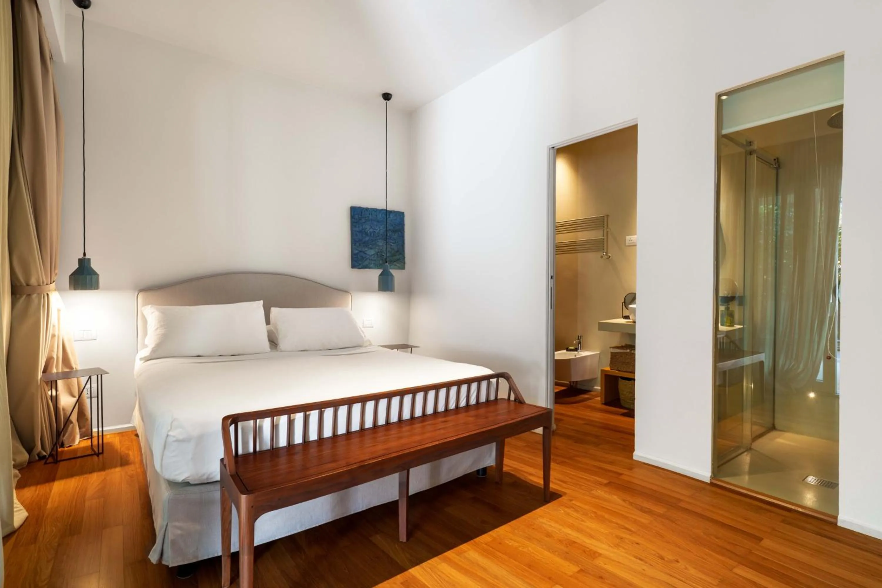 Bedroom, Bed in Domìa Boutique Hotel e Cucina