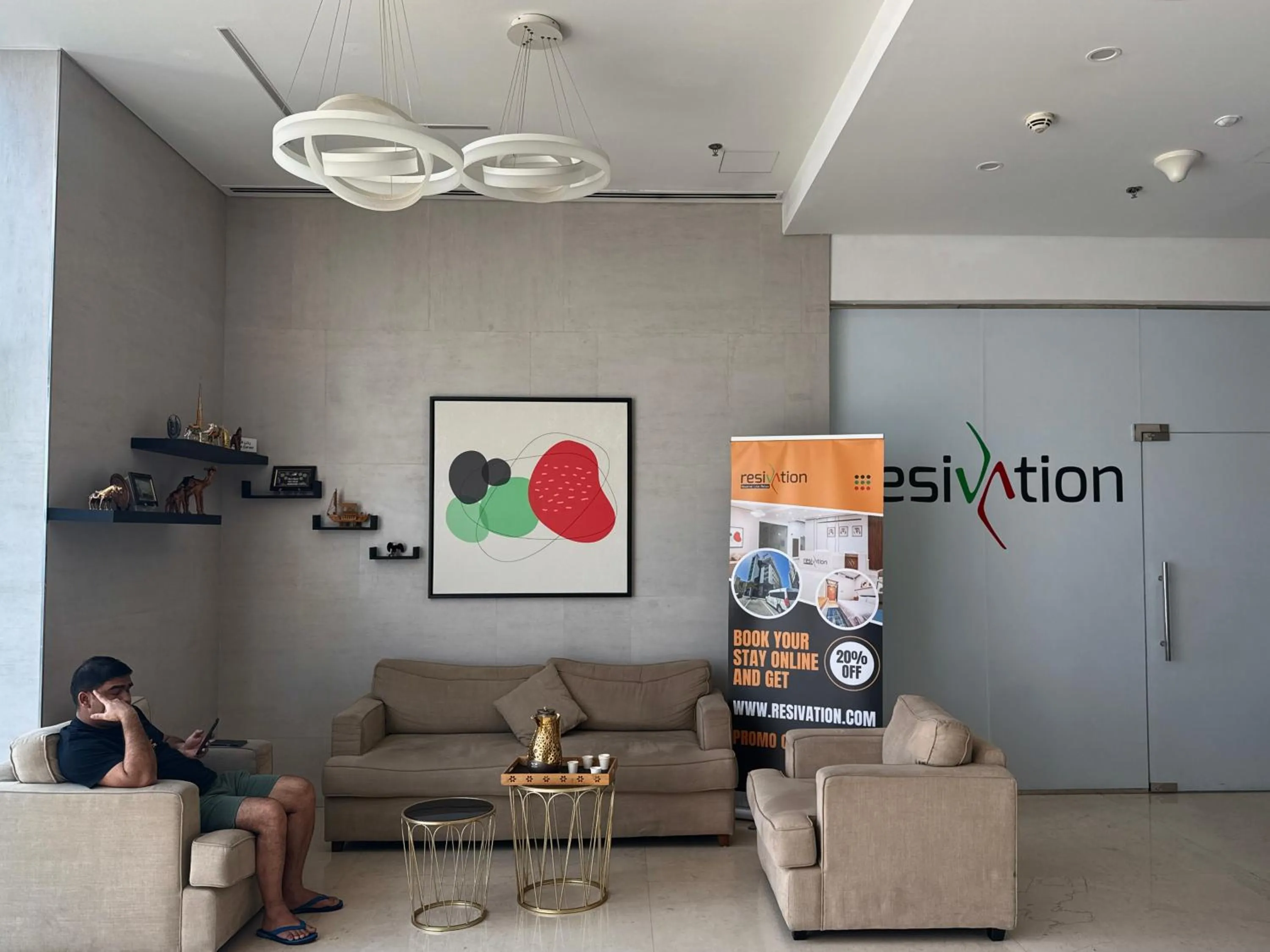 Lobby or reception in Resivation Hotel