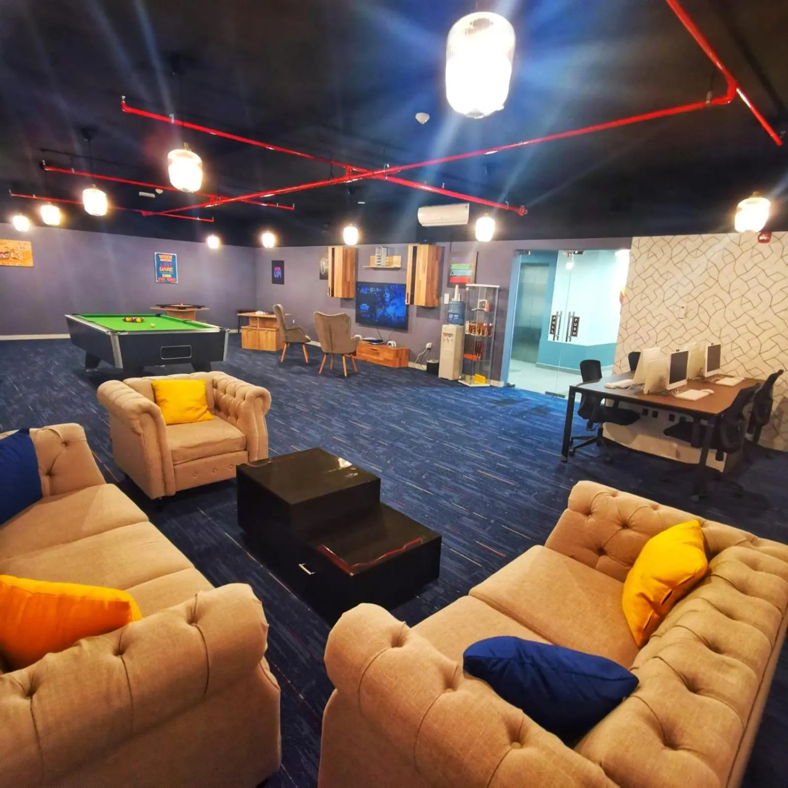 Game Room in Resivation Hotel