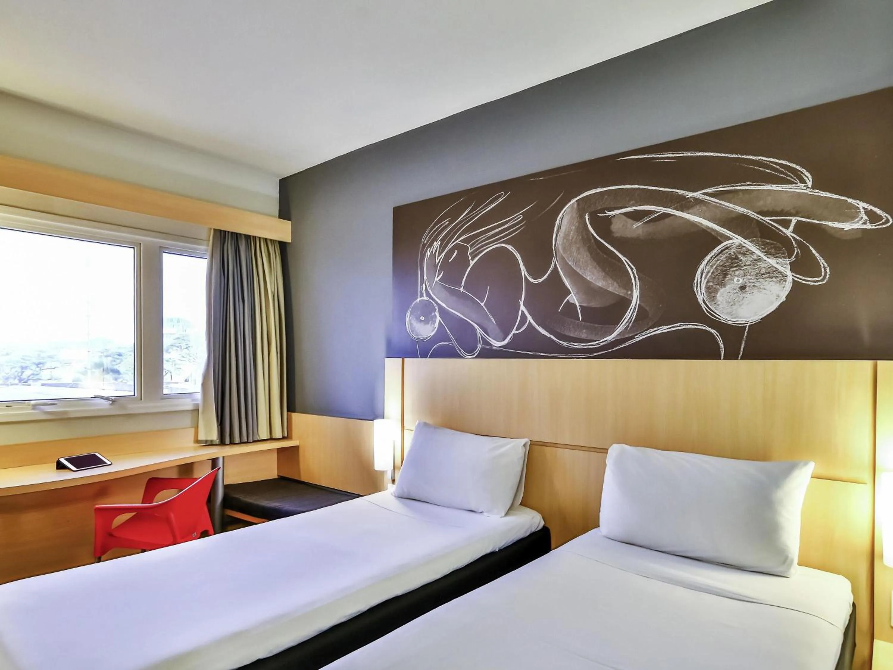 Bedroom, Bed in ibis Goiânia