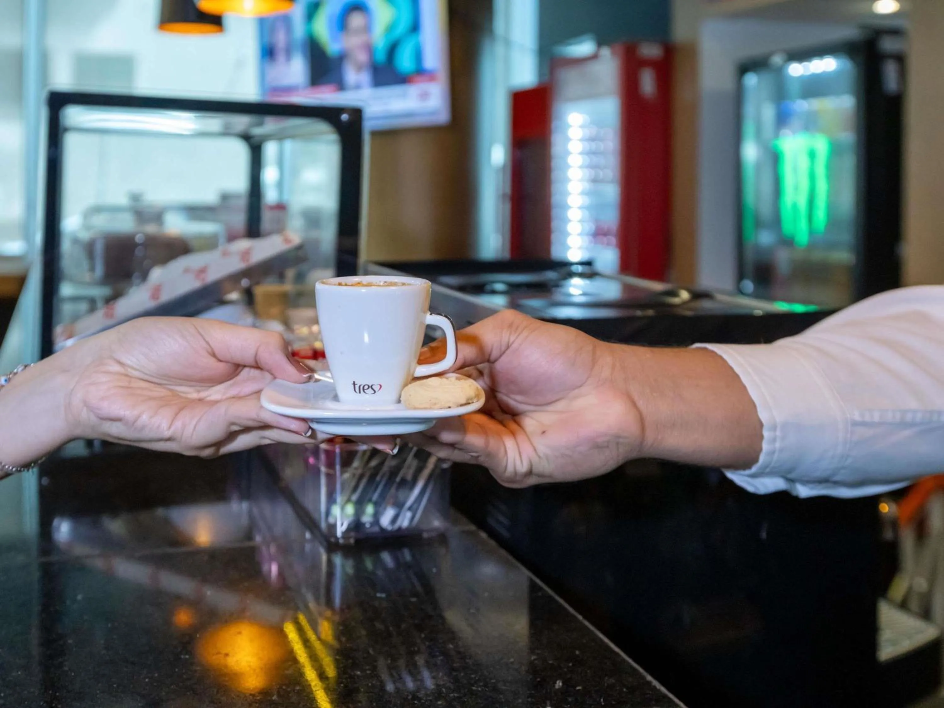 Lounge or bar in ibis Rio de Janeiro Santos Dumont