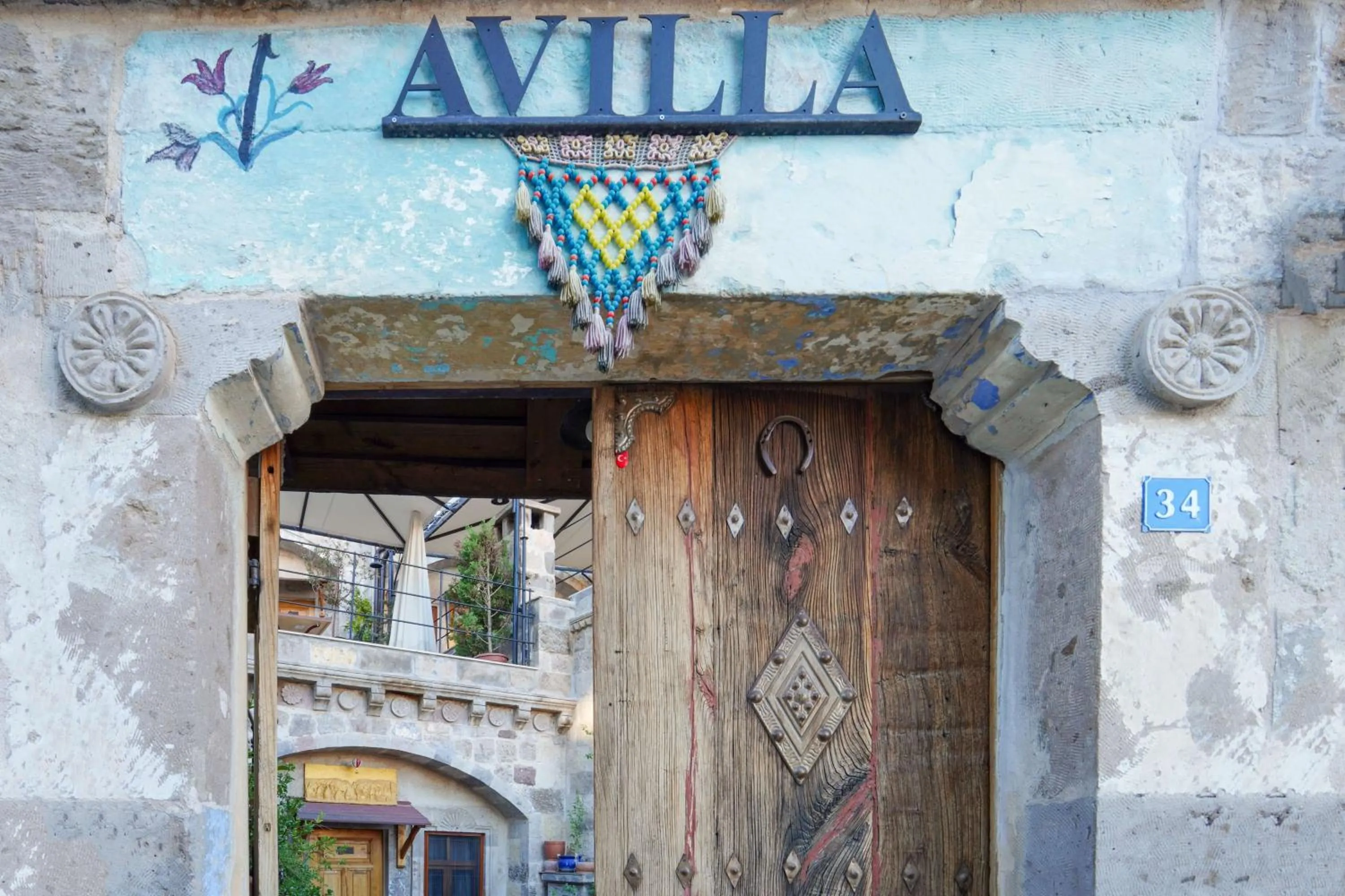 Facade/entrance in Avilla Cave Hotel