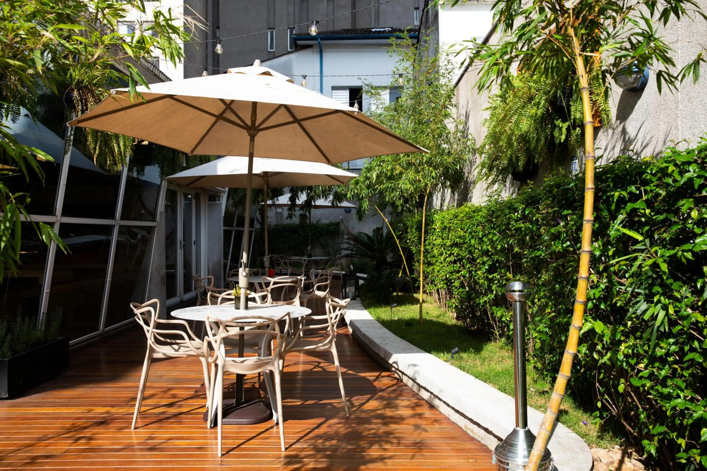 Garden view in ibis budget Sao Paulo Paraiso