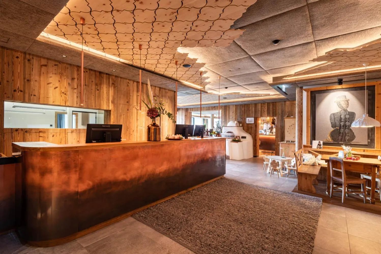 Lobby or reception in Hotel Penzinghof