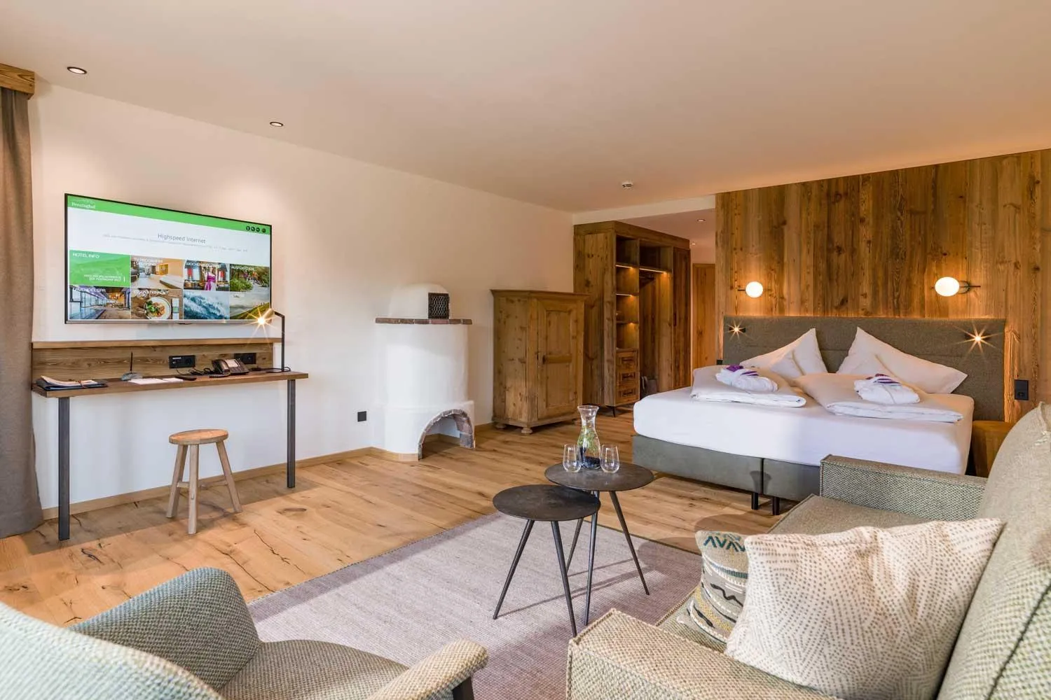 Bed in Hotel Penzinghof