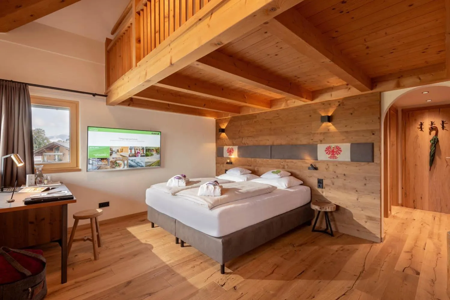 Bed in Hotel Penzinghof