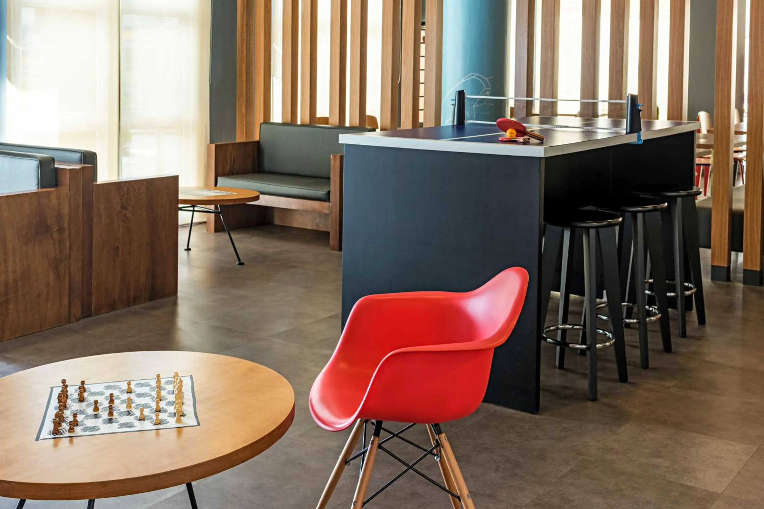 Communal lounge/ TV room in ibis Sao Paulo Interlagos