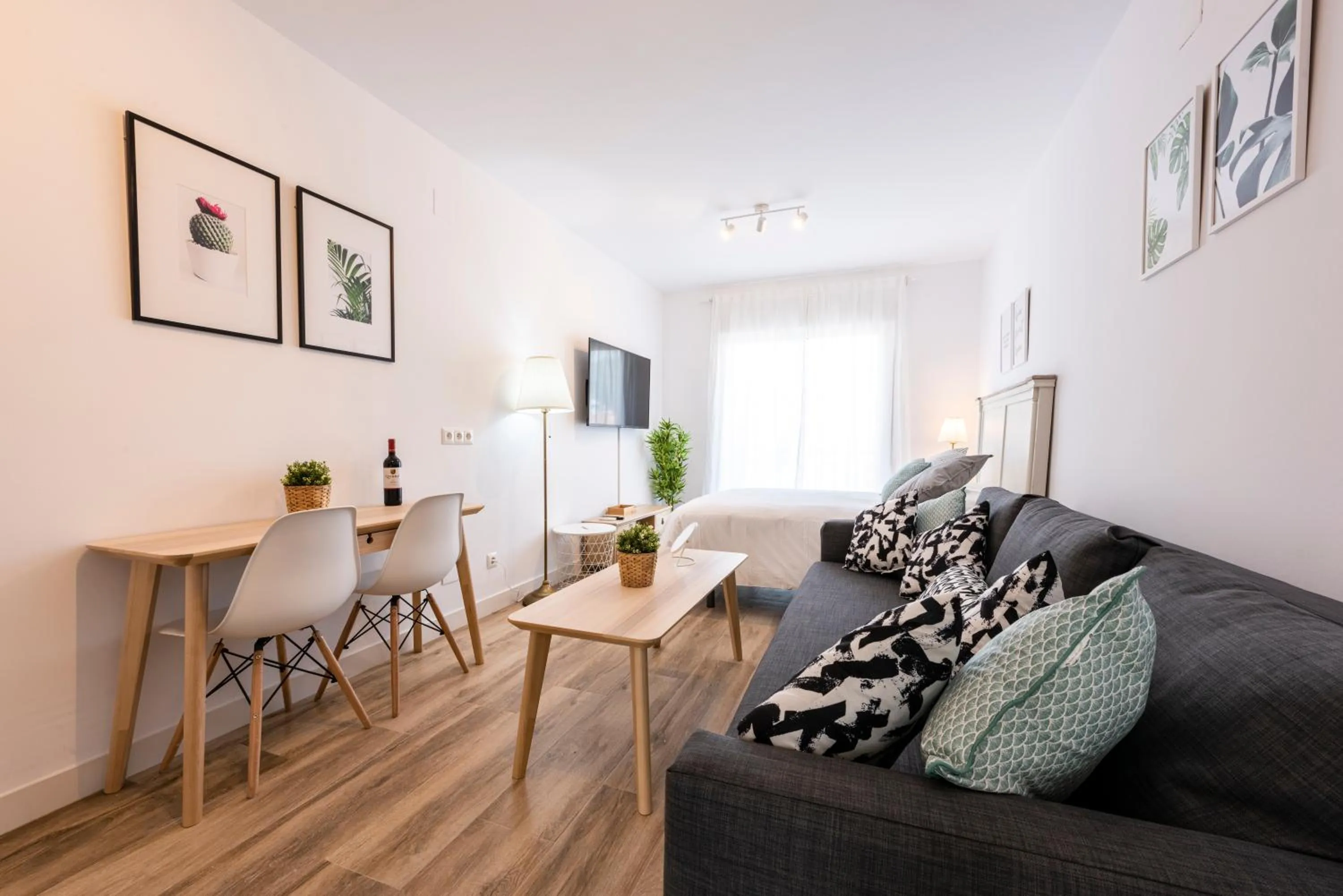 Bed in Apartamentos Toboso Plaza