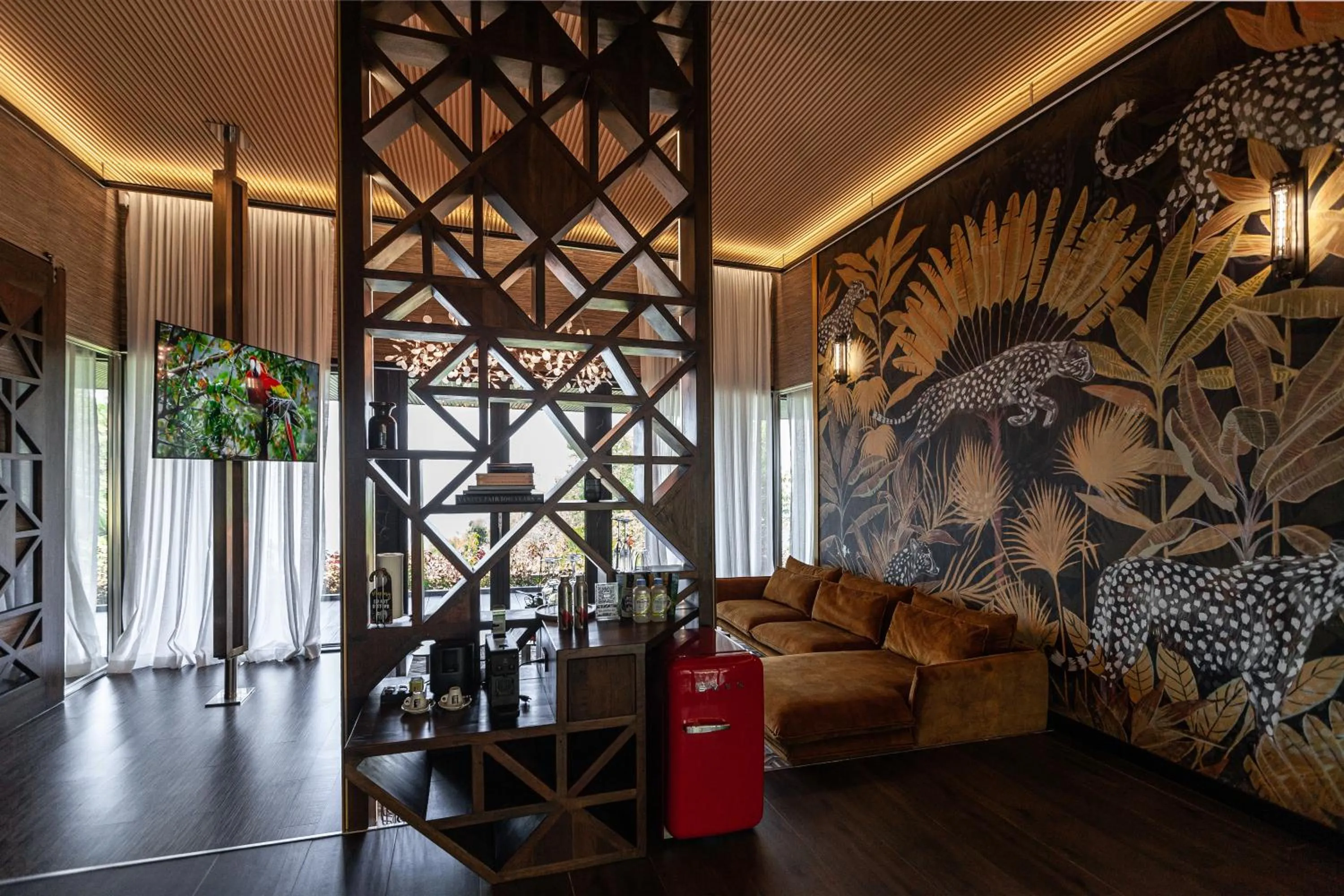 Living room in Makanda by The Sea Hotel Adults Only