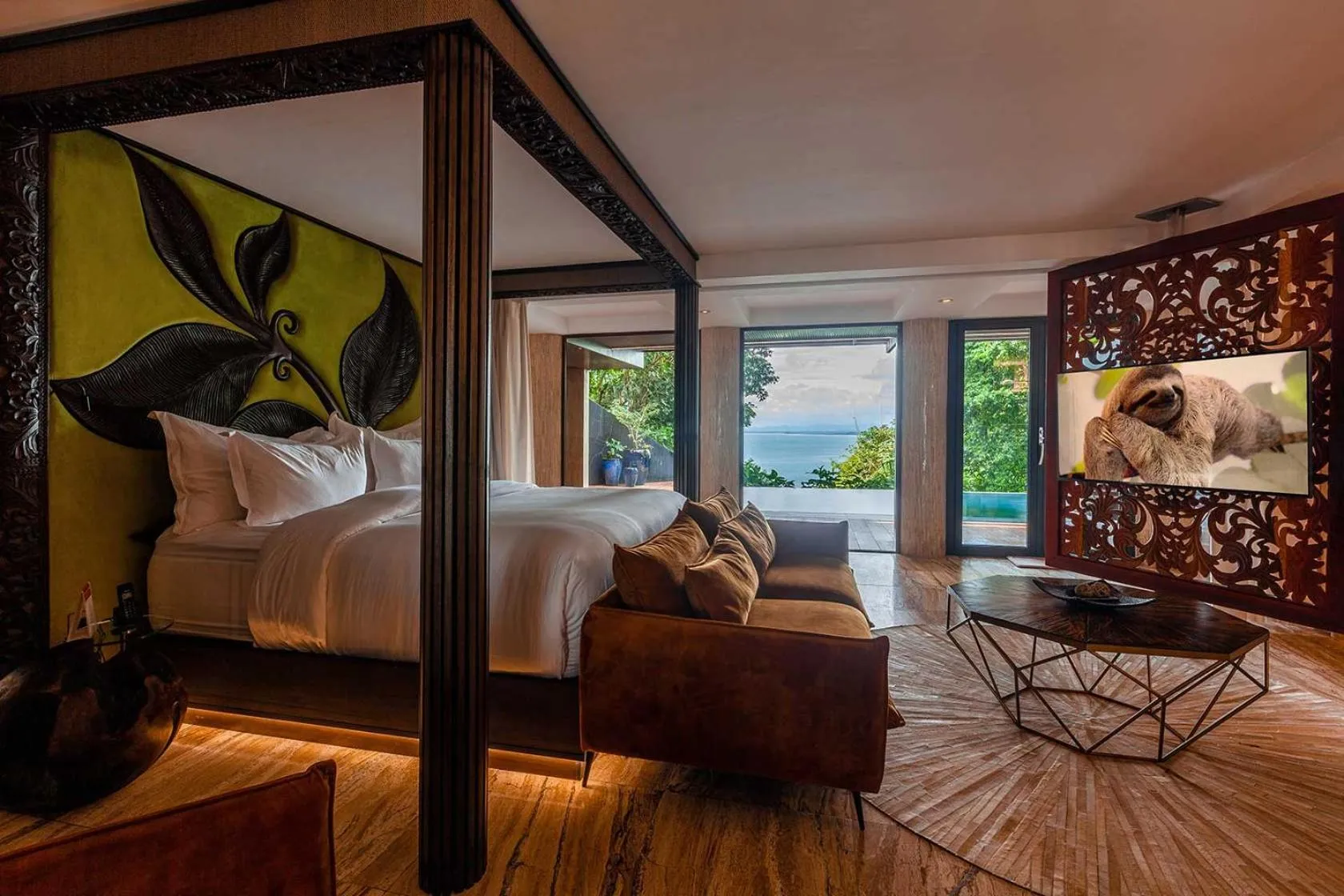 Bed in Makanda by The Sea Hotel Adults Only