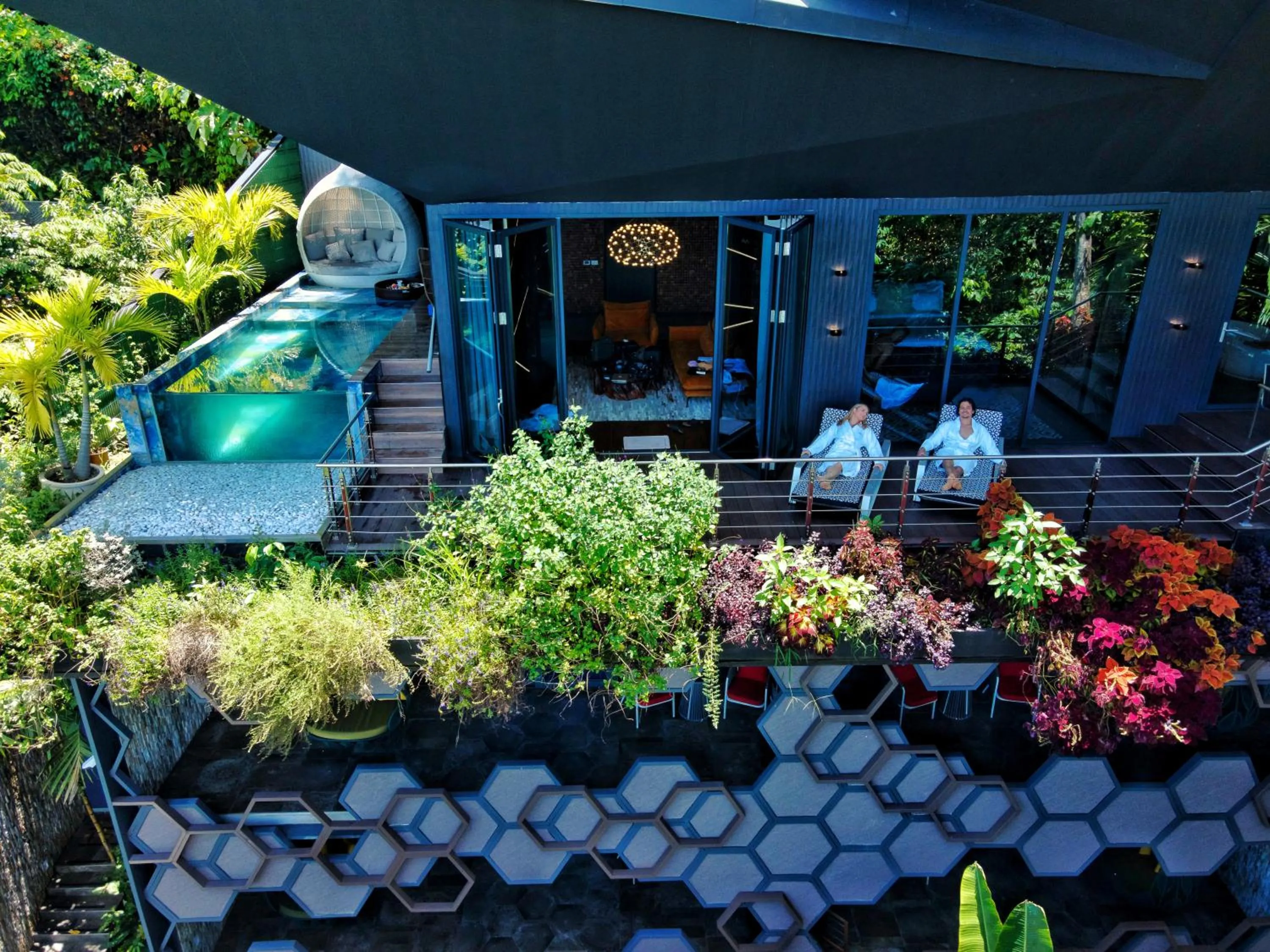 Balcony/Terrace in Makanda by The Sea Hotel Adults Only