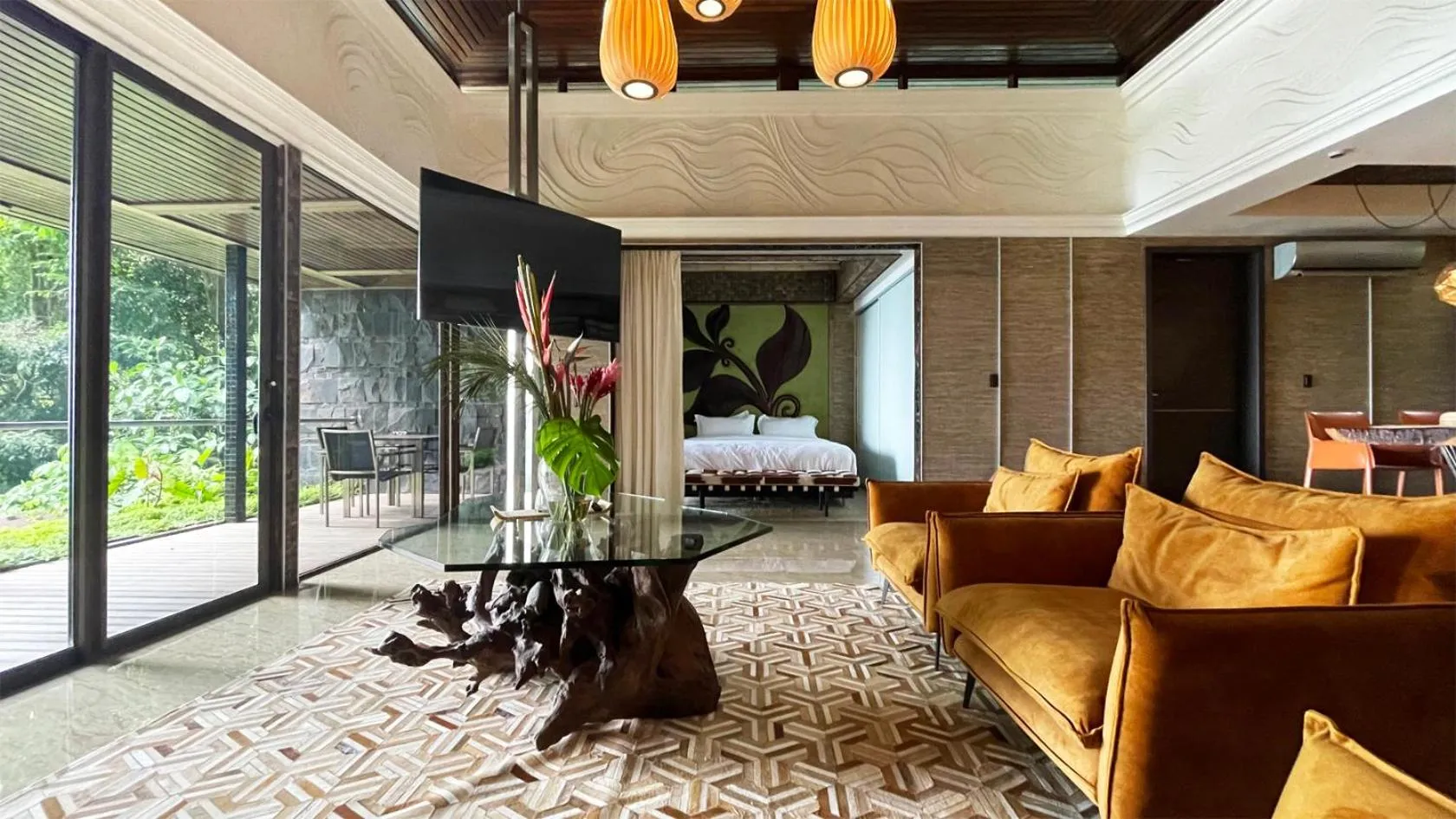 Seating area, Bed in Makanda by The Sea Hotel Adults Only