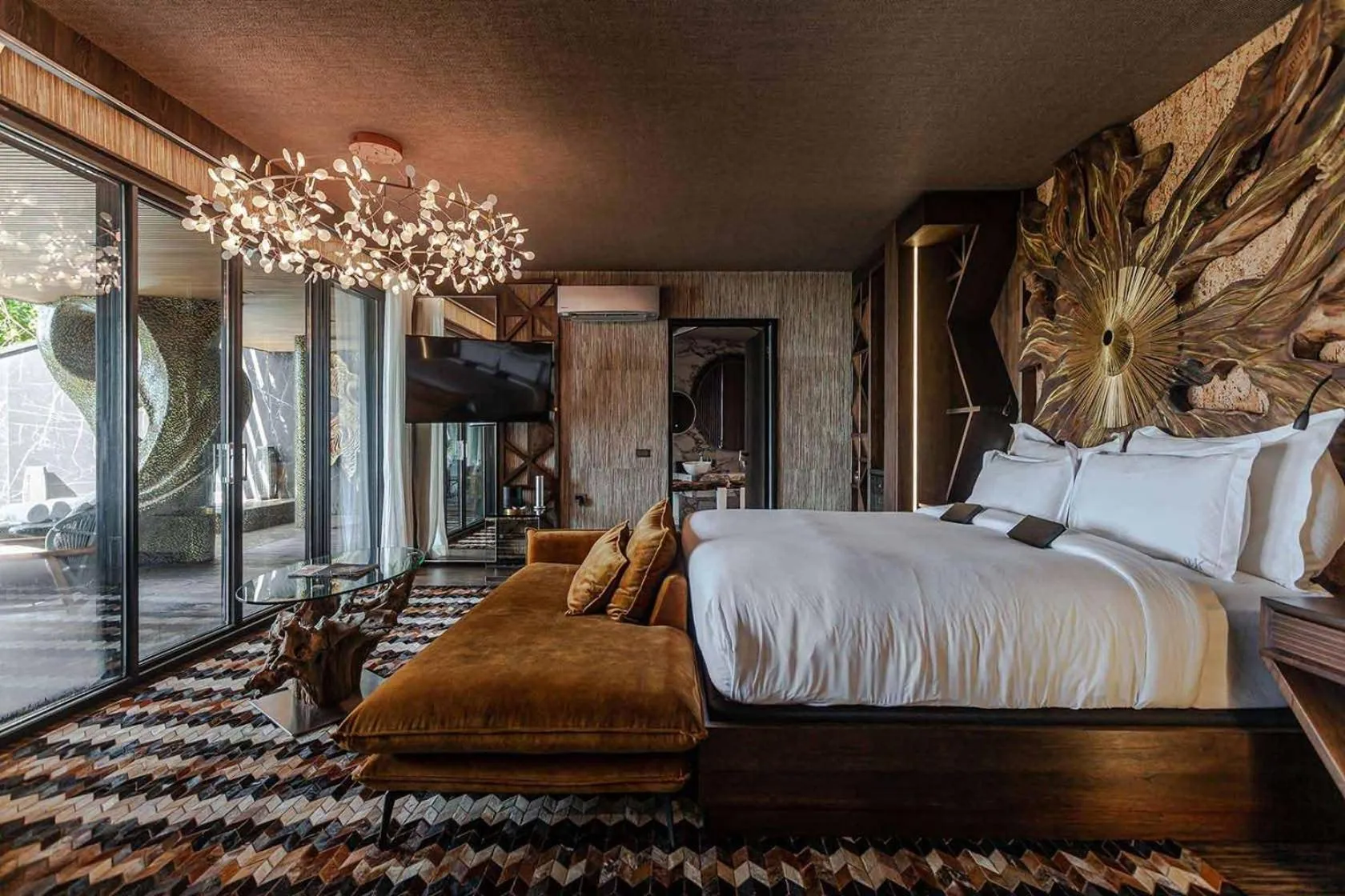 Bed in Makanda by The Sea Hotel Adults Only