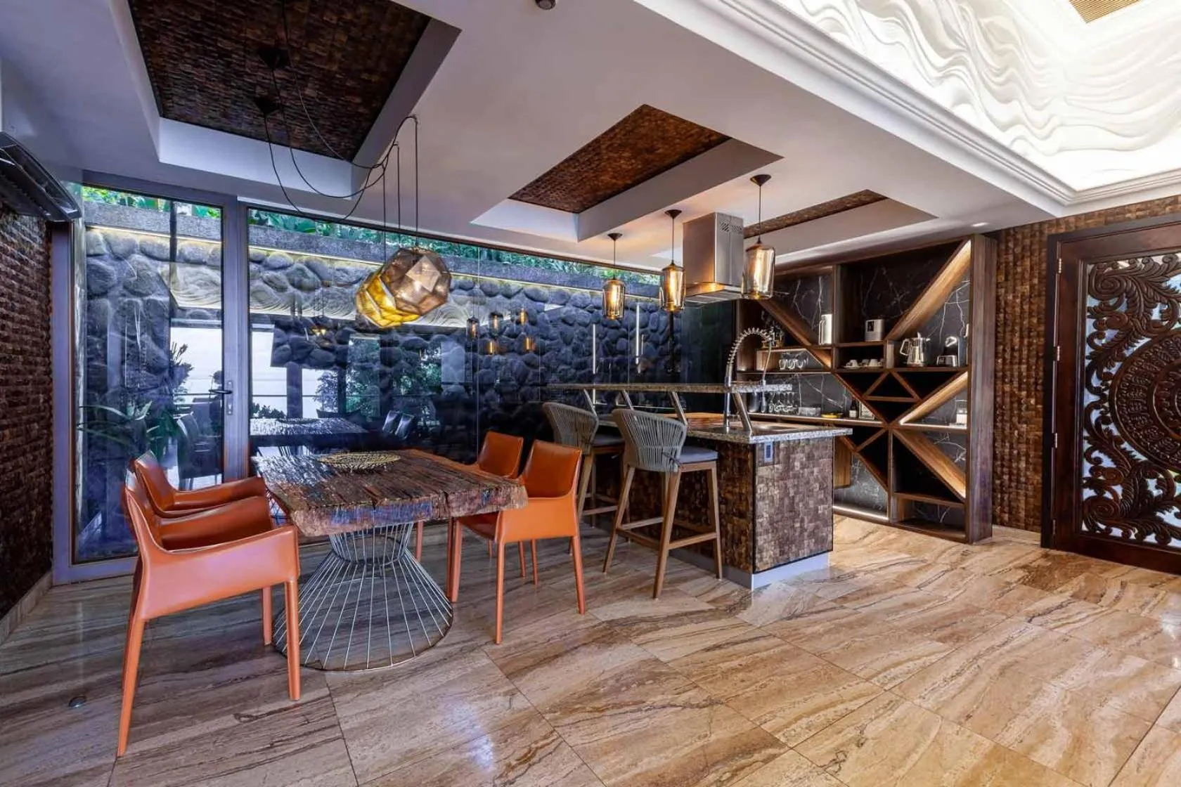 Kitchen or kitchenette in Makanda by The Sea Hotel Adults Only