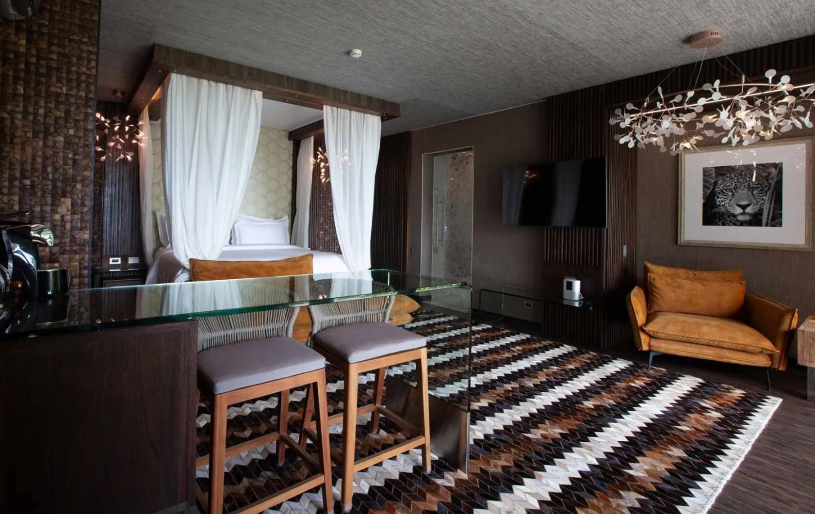 Bed in Makanda by The Sea Hotel Adults Only