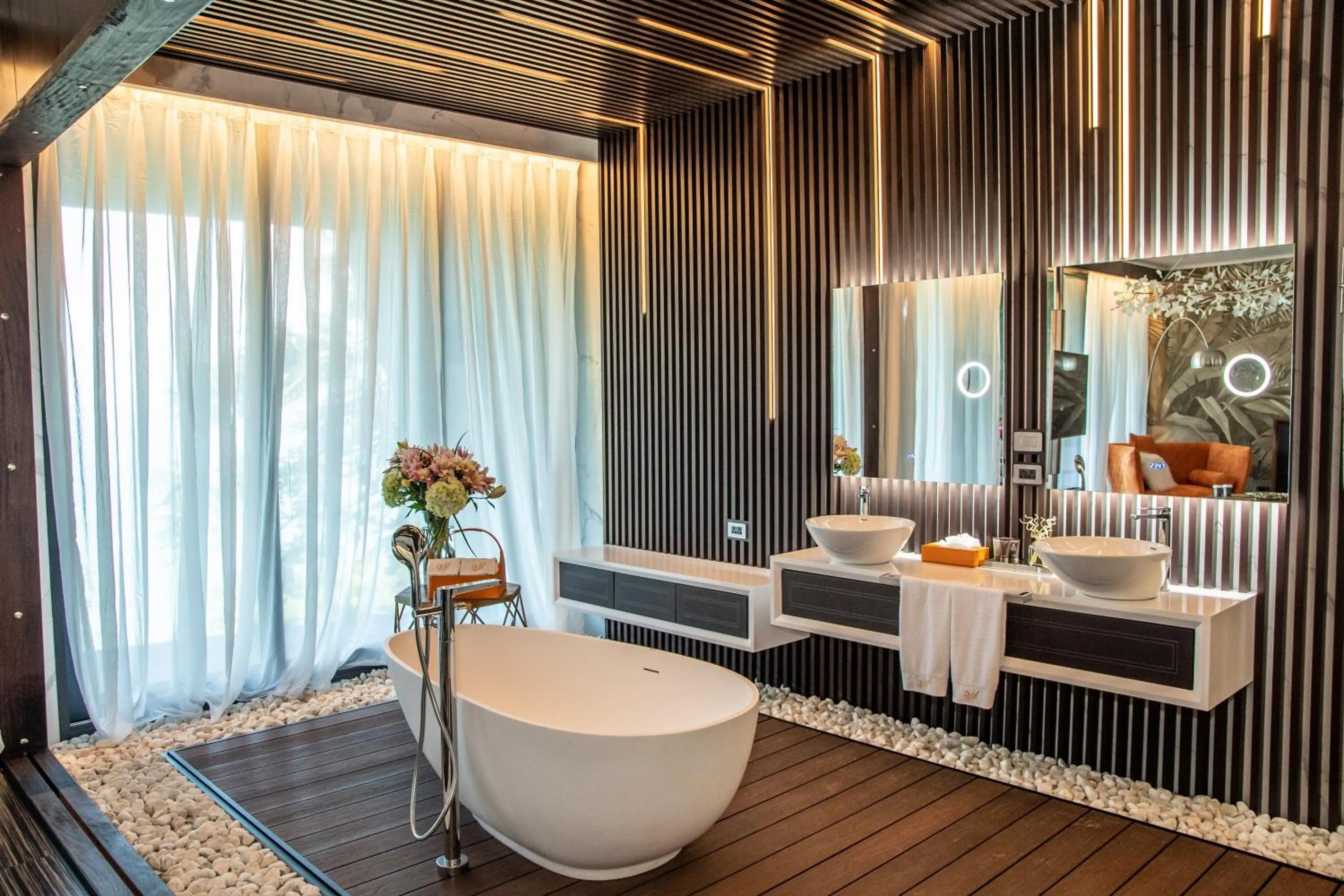 Bathroom in Makanda by The Sea Hotel Adults Only