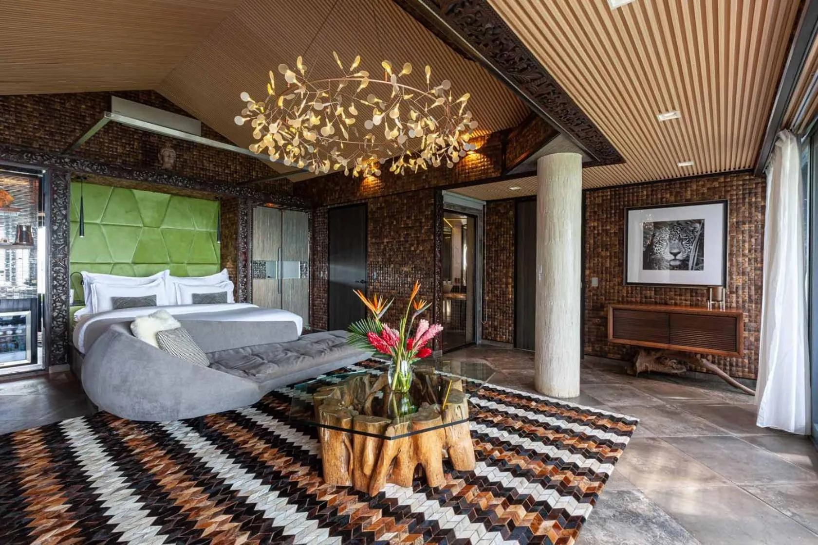 Bed in Makanda by The Sea Hotel Adults Only