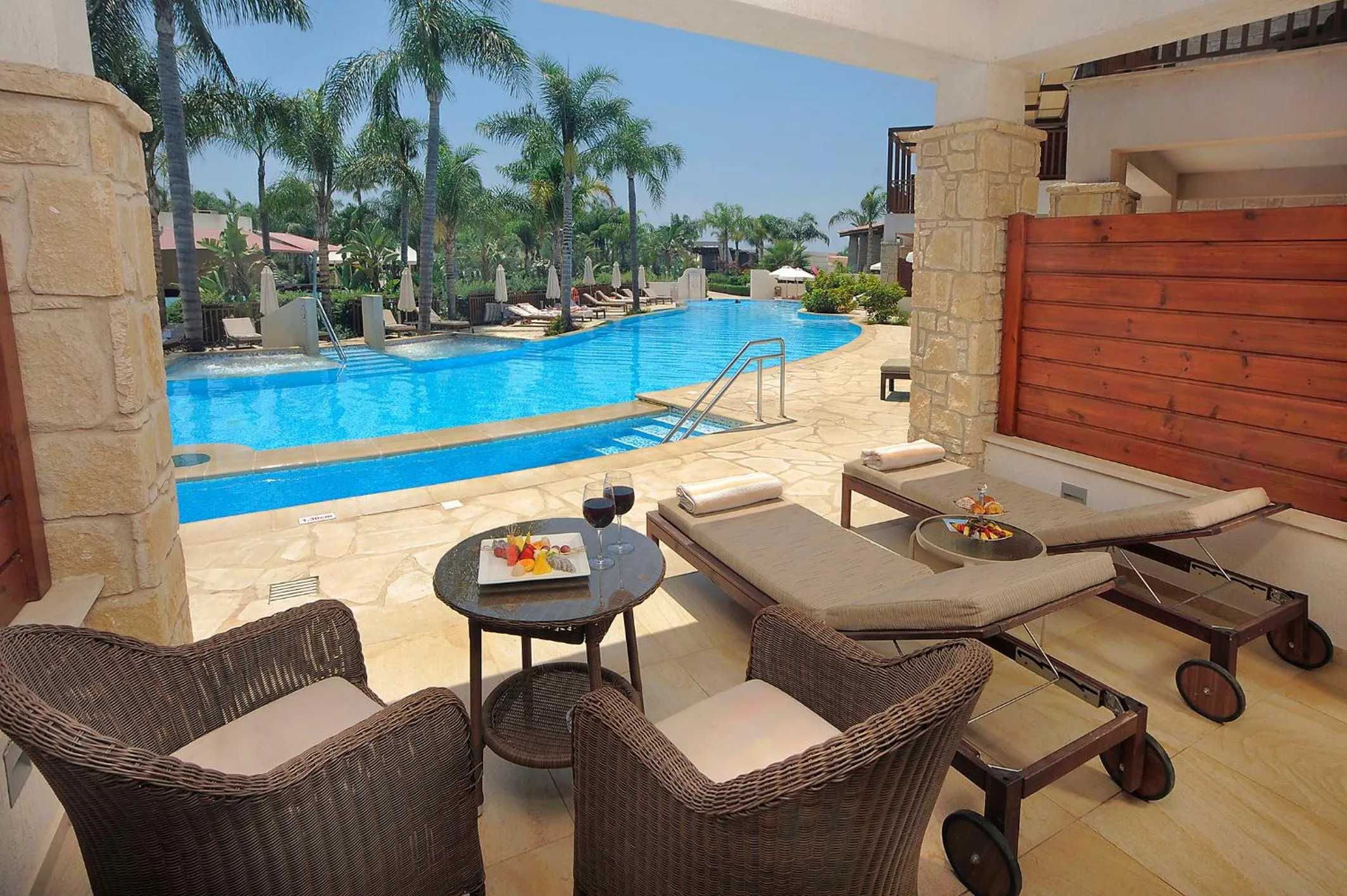 Patio in Olympic Lagoon Resort Ayia Napa