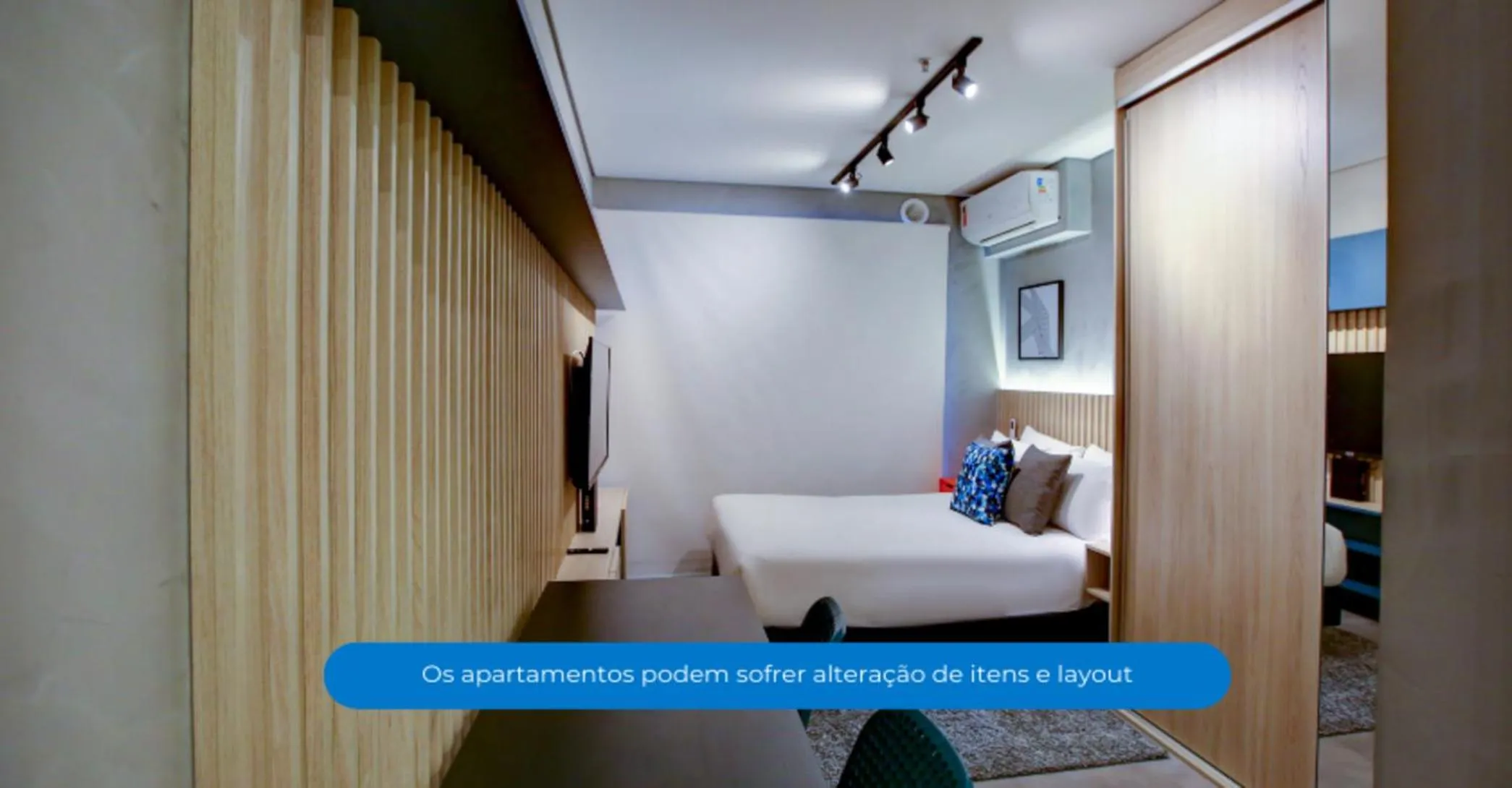 Bed in Roomo Vila Mariana Residencial