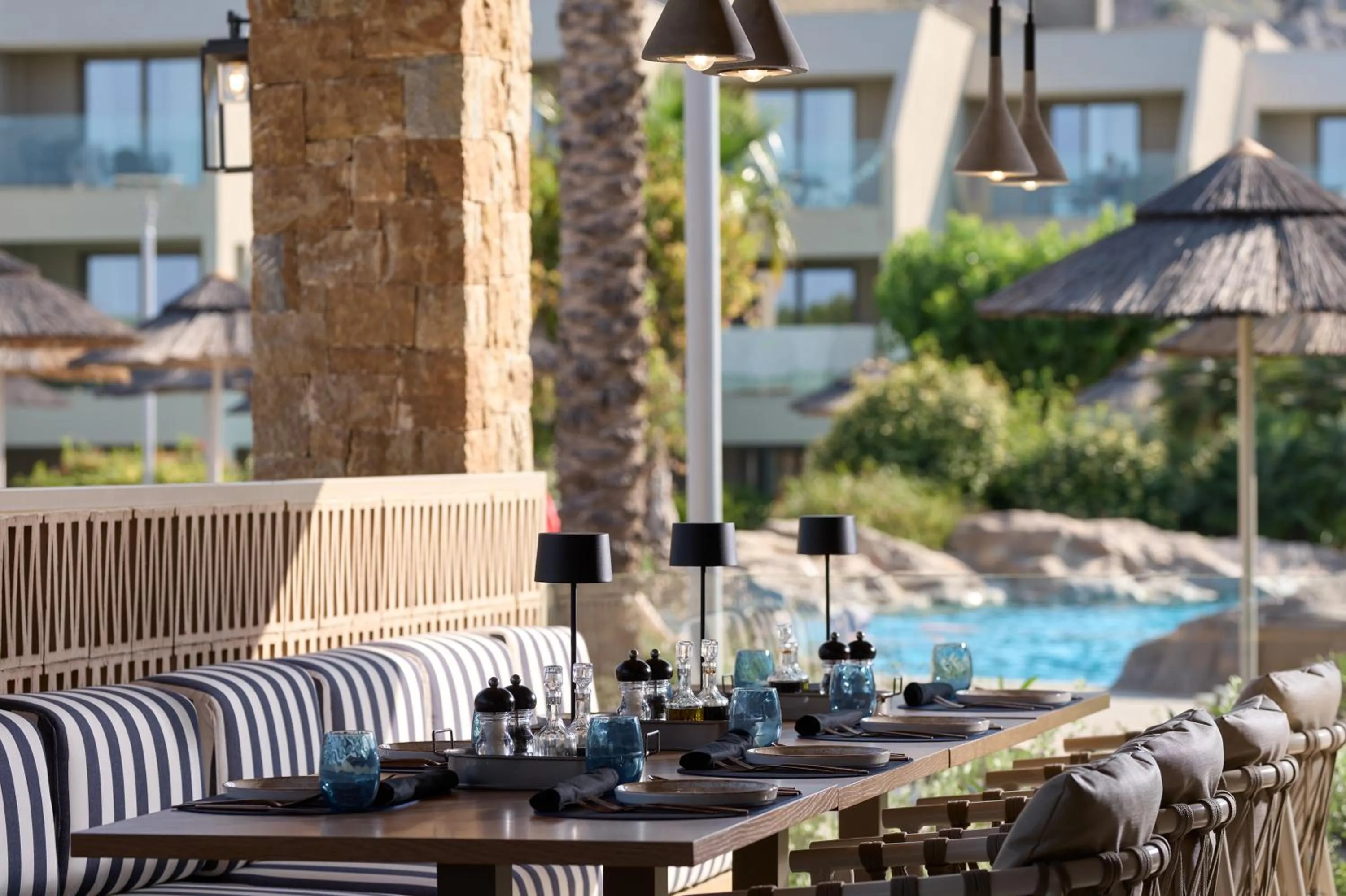 Dining area in Atlantica Aegean Blue