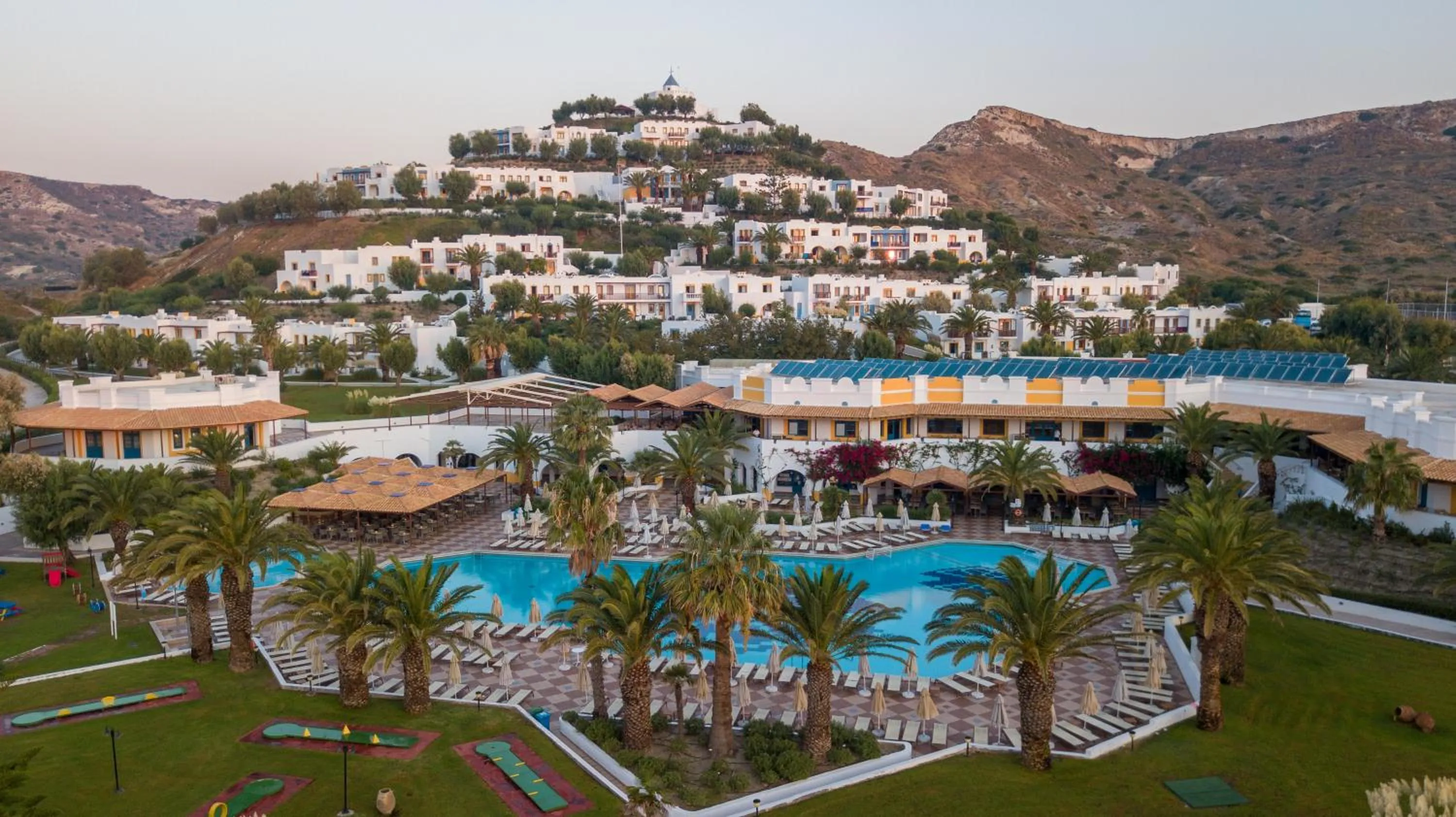 Bird's eye view in Lagas Aegean Village